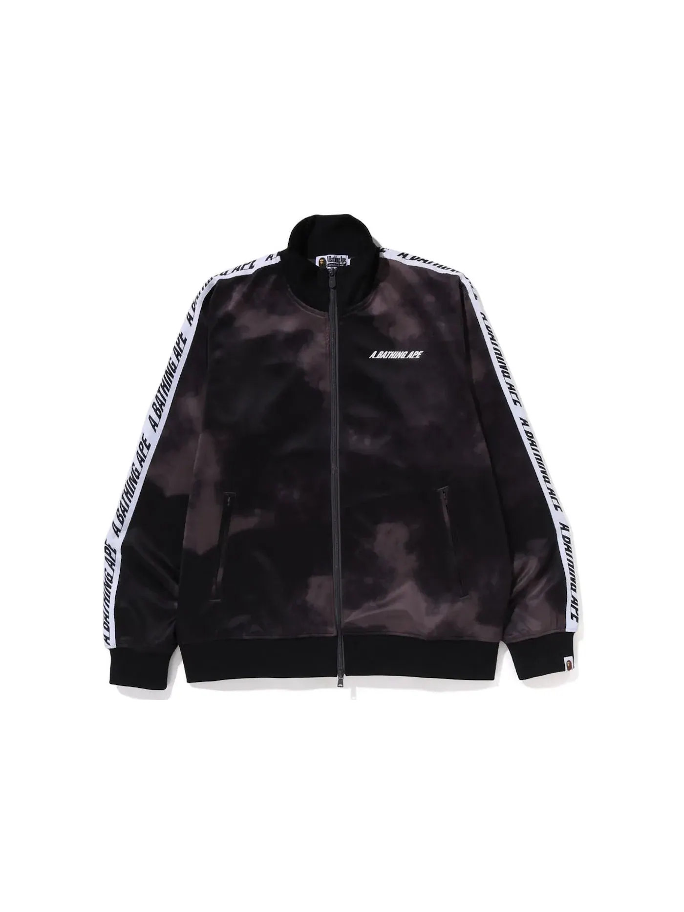 Мужская куртка с принтом Tie Dye BAPE — изображение 1 из 2, серый