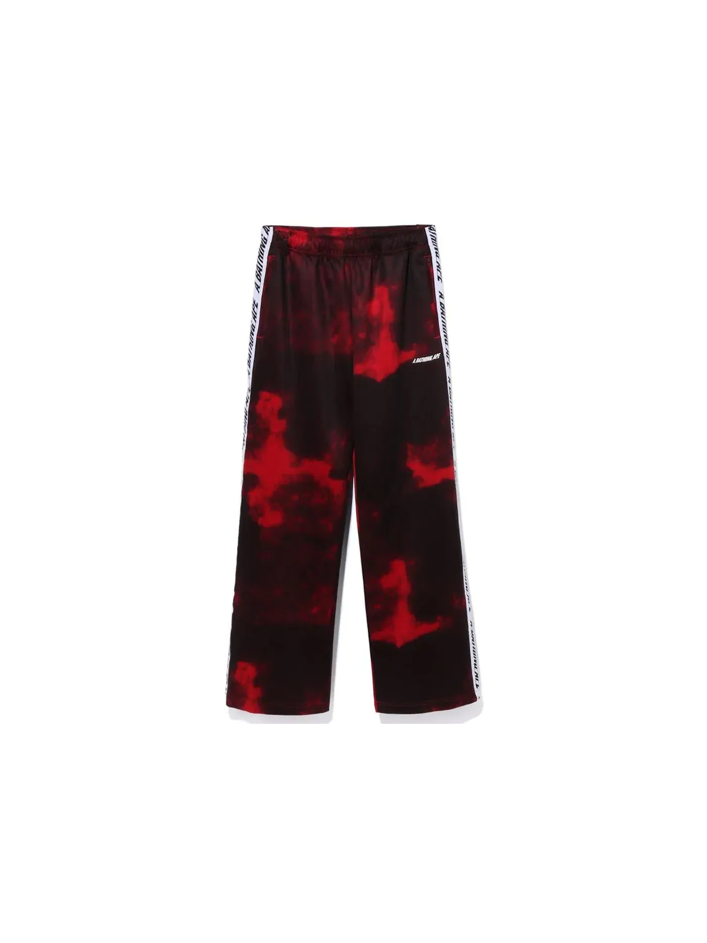 Мужские спортивные штаны с принтом BAPE Pants — изображение 1 из 3, красный