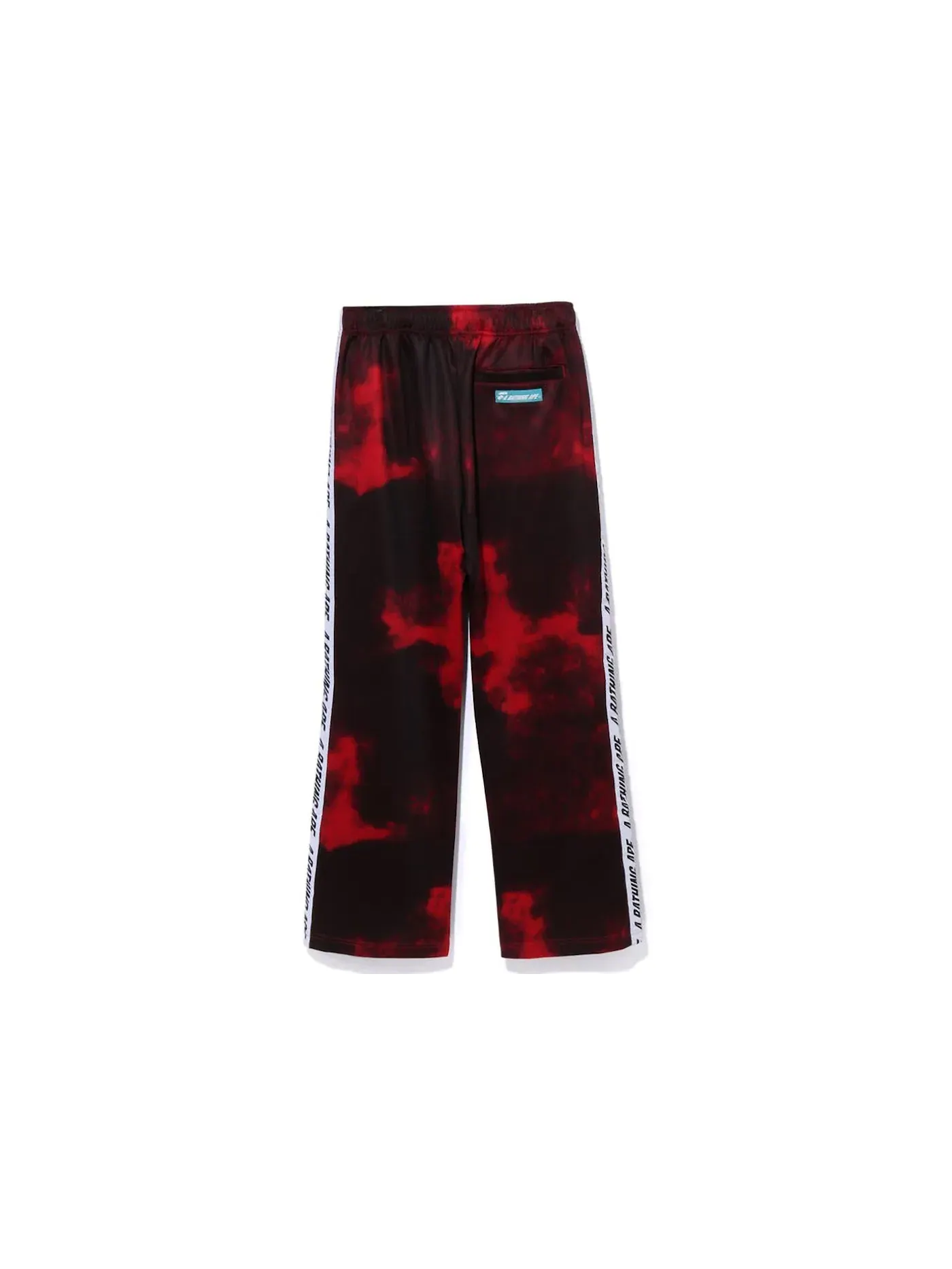 Мужские спортивные штаны с принтом BAPE Pants — изображение 2 из 3, красный