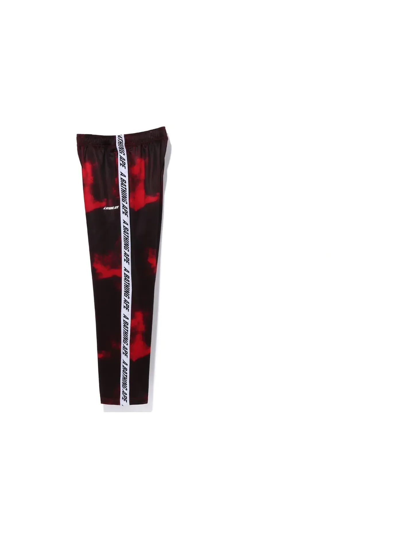 Мужские спортивные штаны с принтом BAPE Pants — изображение 3 из 3, красный