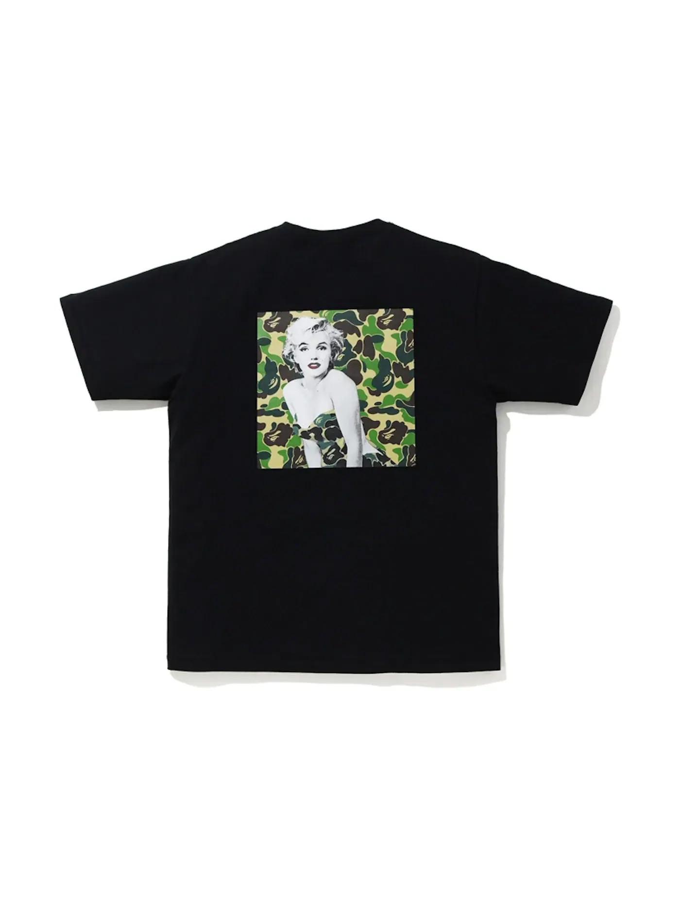 Мужская футболка с принтом BAPE A BATHING APE x Marilyn Monroe Iconic Tee — изображение 1 из 1, черный