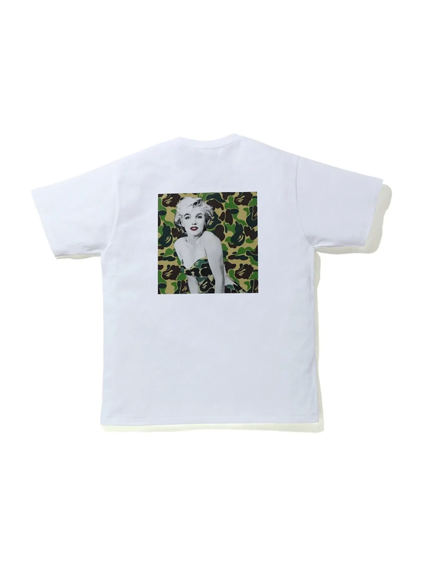 Мужская футболка с принтом BAPE A BATHING APE x Marilyn Monroe Iconic Tee — изображение 1 из 1, белый