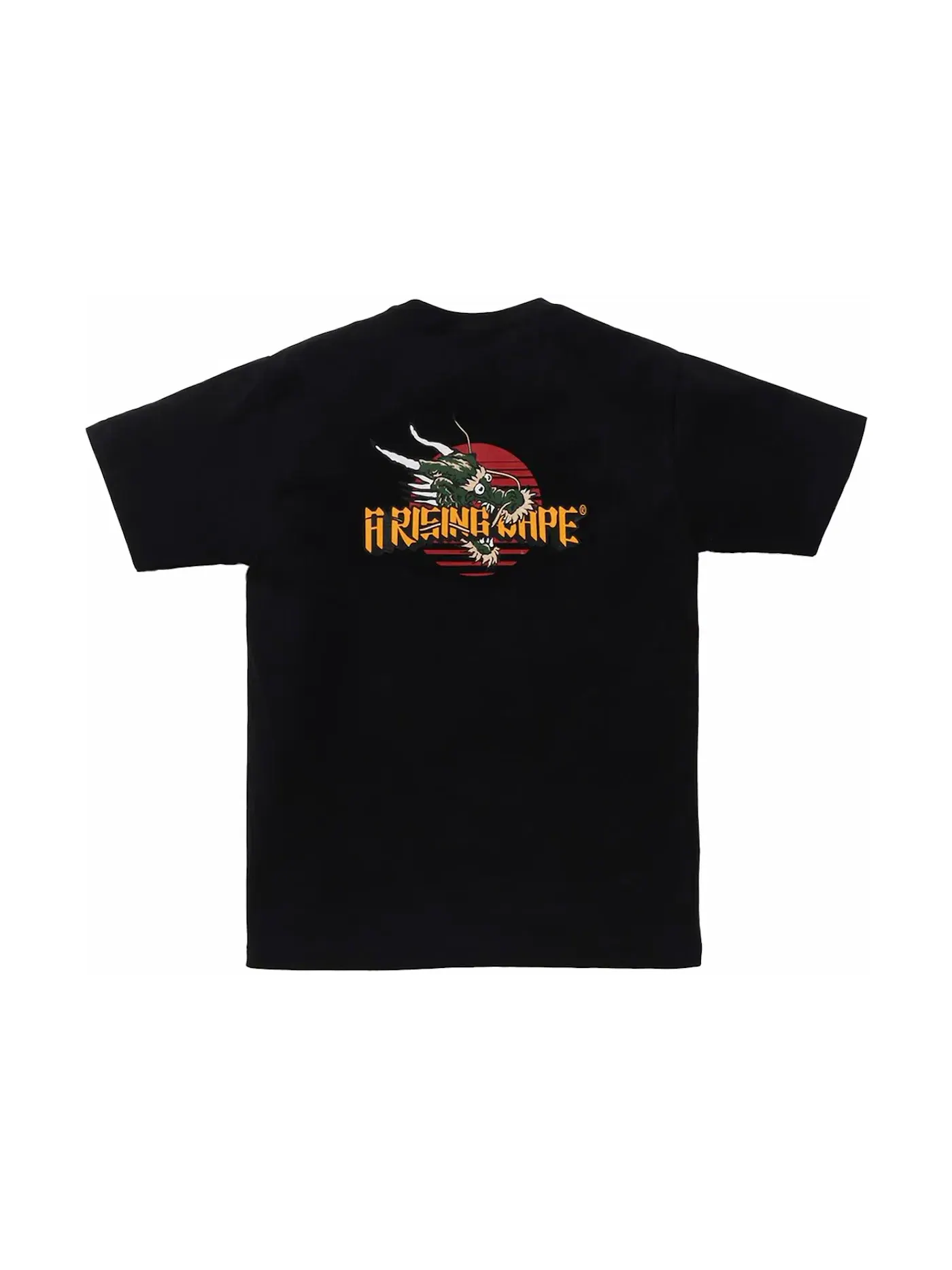 Мужская футболка с принтом BAPE A Rising BAPE Dragon Tee BAPE — изображение 2 из 3, черный