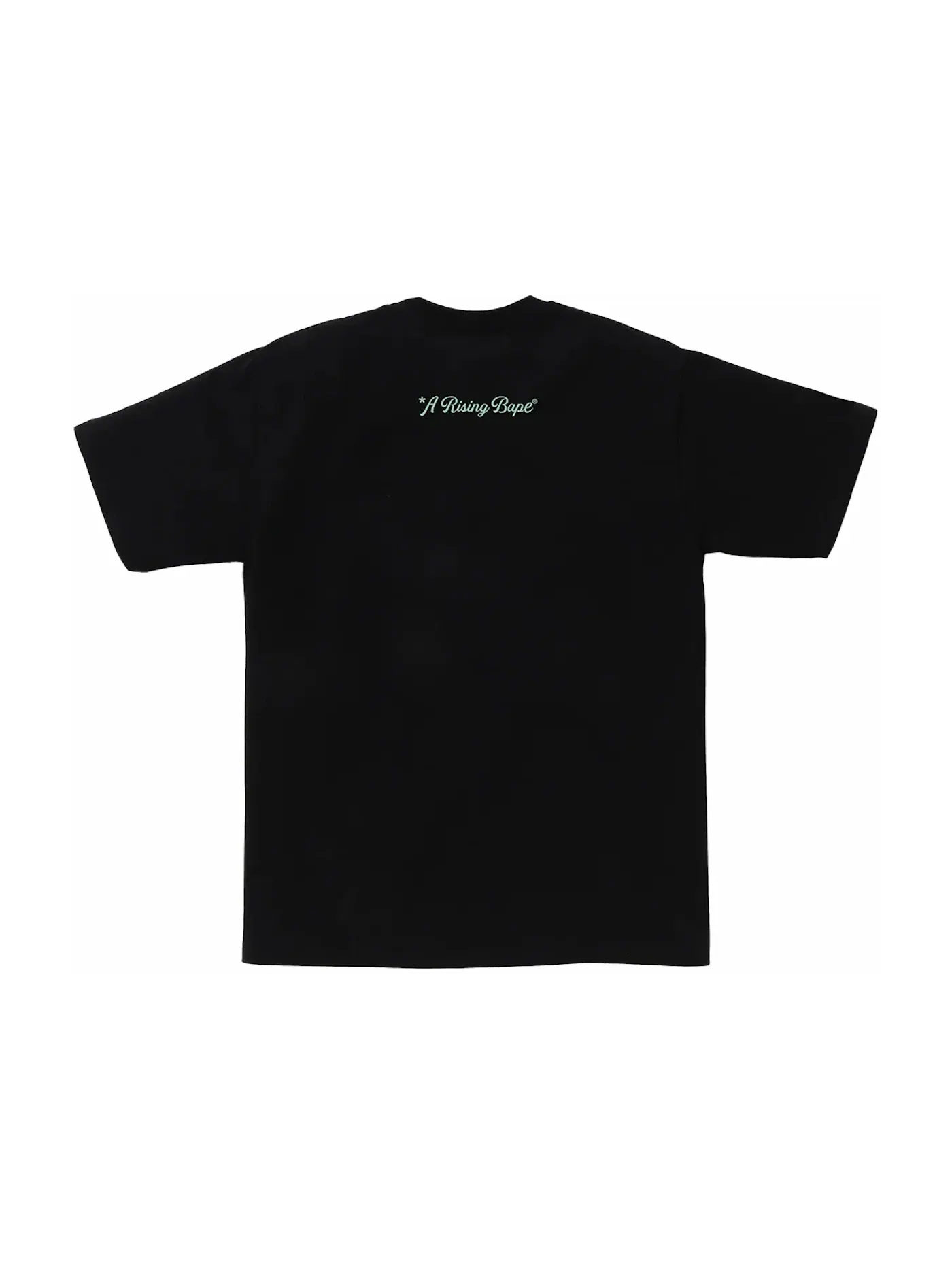 Мужская футболка с принтом BAPE A Rising BAPE Photo Tee BAPE — изображение 2 из 2, черный