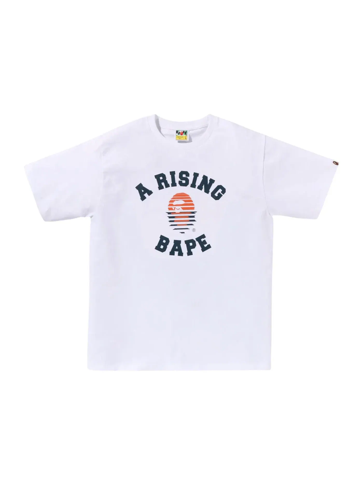 Мужская футболка с принтом BAPE A Rising BAPE Tee (FW24) — изображение 1 из 1, белый