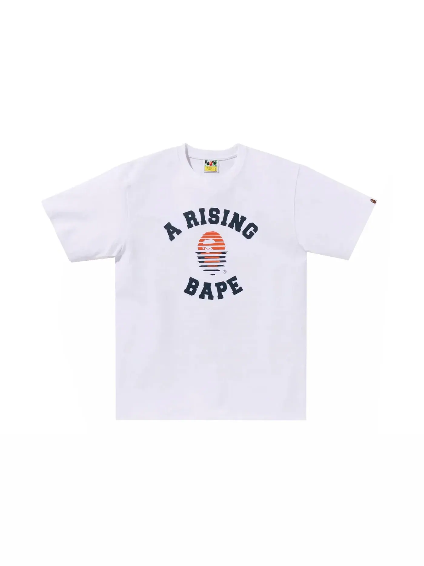 Мужская футболка с принтом A Rising BAPE BAPE — изображение 1 из 1, белый