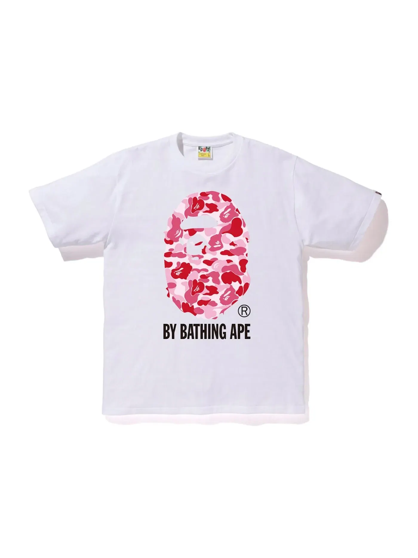 Мужская футболка BAPE Tee White/Pink — изображение 1 из 1