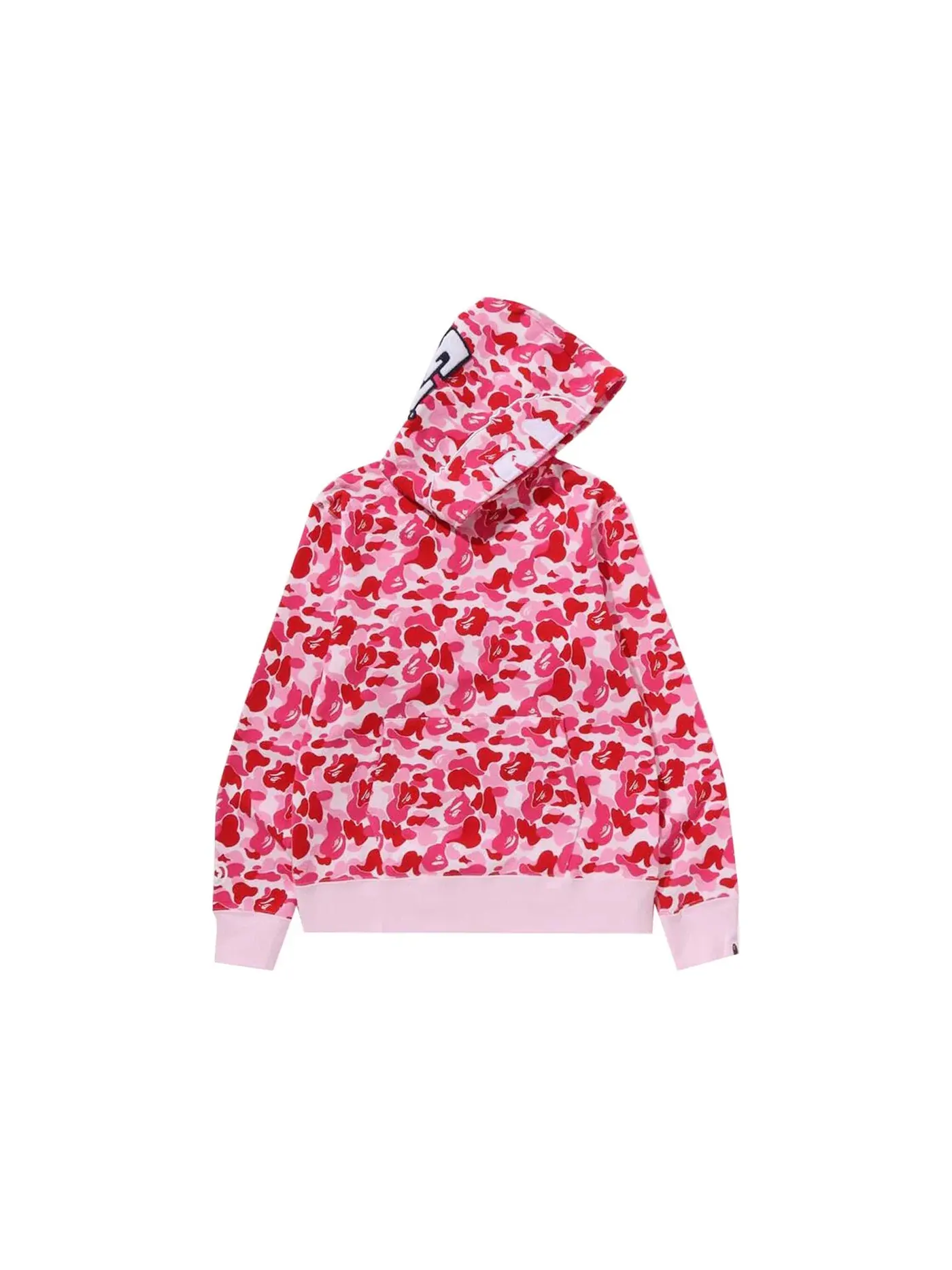 Мужская худи с принтом ABC Camo 2nd Ape BAPE — изображение 1 из 1, розовый