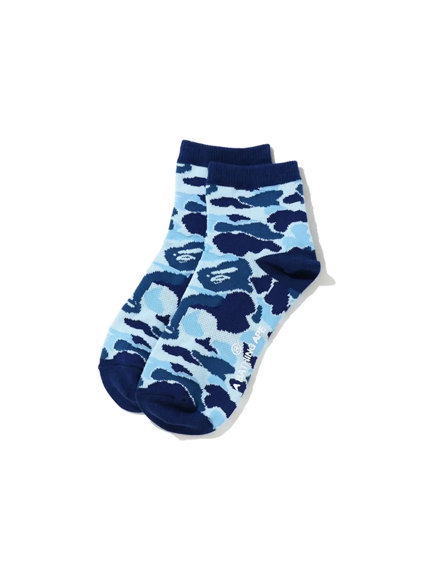 Мужские носки с камуфляжным принтом BAPE Socks (SS20) BAPE — изображение 1 из 1, синий