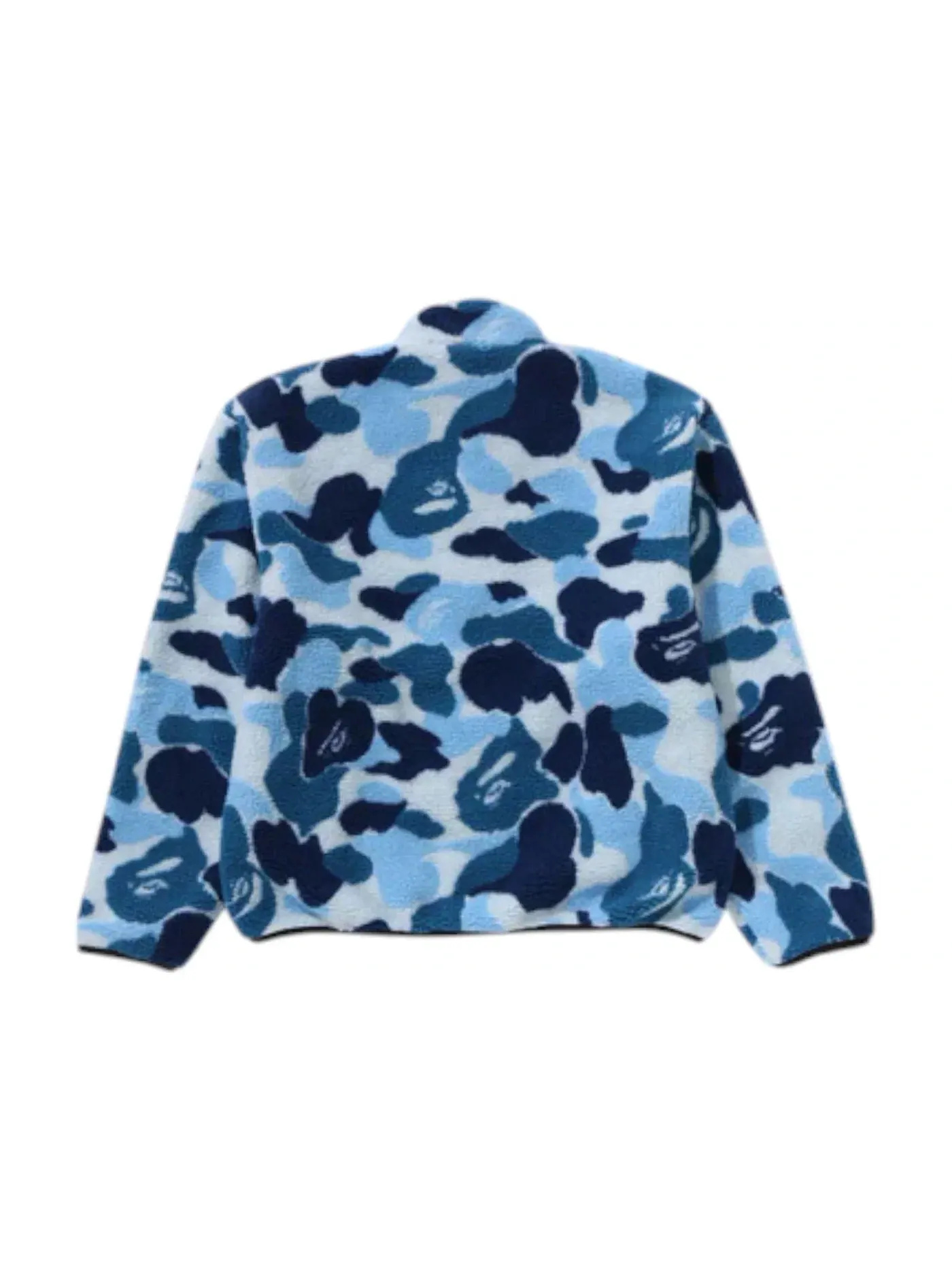 Мужская куртка с камуфляжным принтом BAPE ABC Camo Boa Ripstop Reversible Jacket BAPE — изображение 3 из 3, синий
