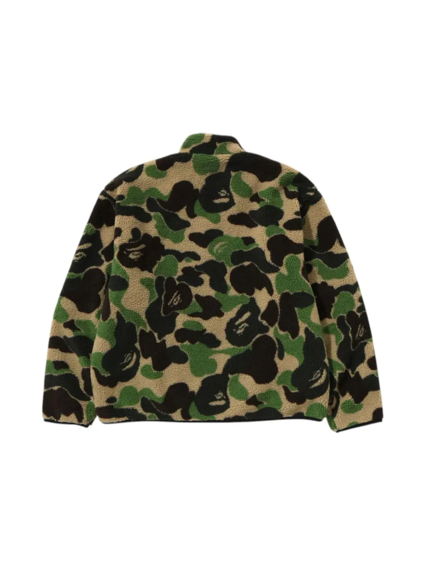 Мужская куртка с камуфляжным принтом BAPE ABC Camo Boa Ripstop Reversible Jacket — изображение 3 из 3, зеленый