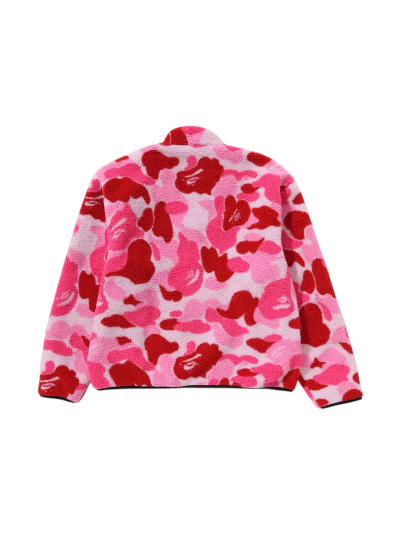 Мужская куртка с камуфляжным принтом BAPE ABC Camo Boa Ripstop Reversible Jacket — изображение 3 из 3, розовый