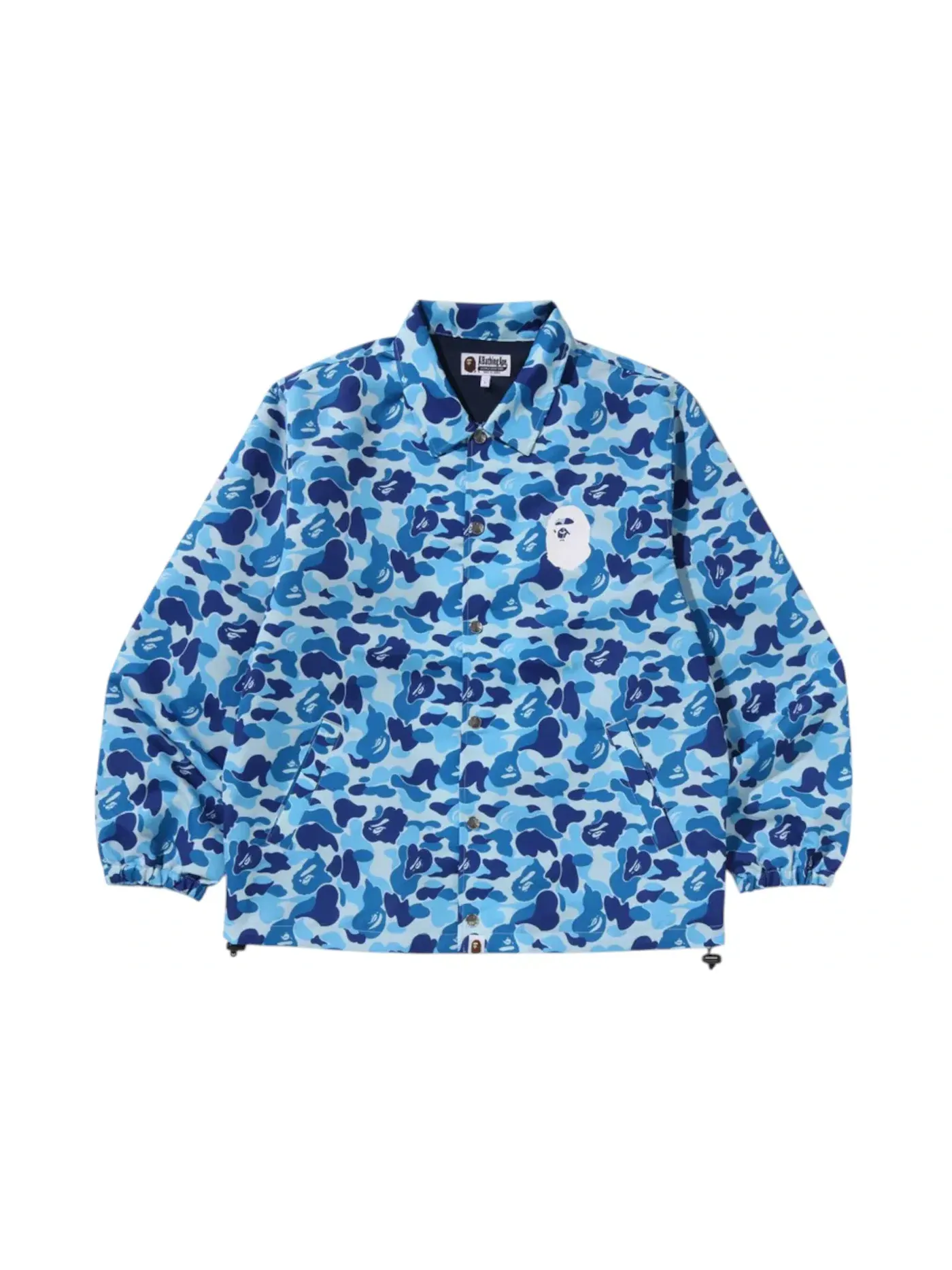 Мужская куртка с камуфляжным принтом BAPE — изображение 1 из 1, синий
