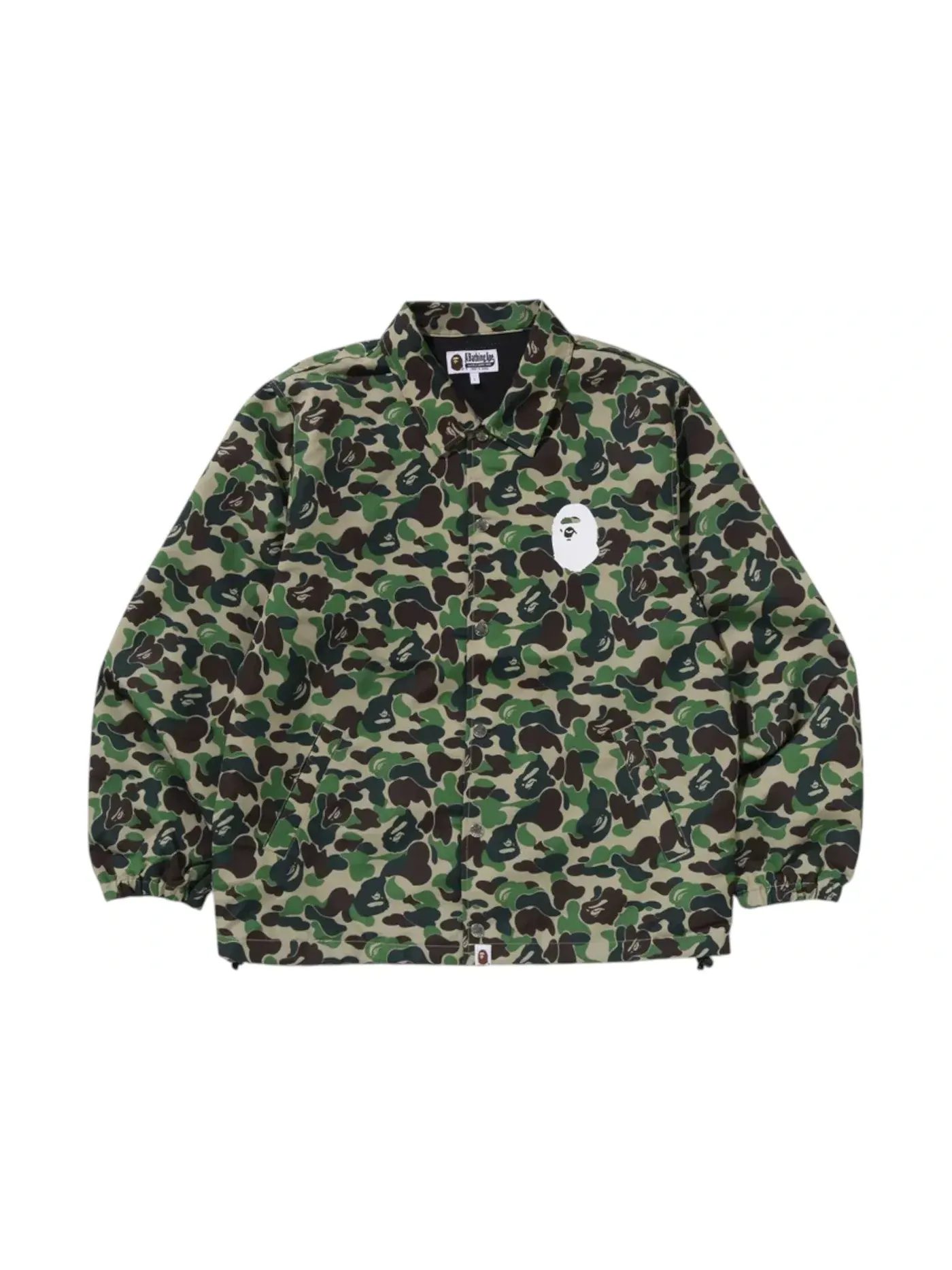 Мужская куртка с камуфляжным принтом BAPE — изображение 1 из 1, зеленый