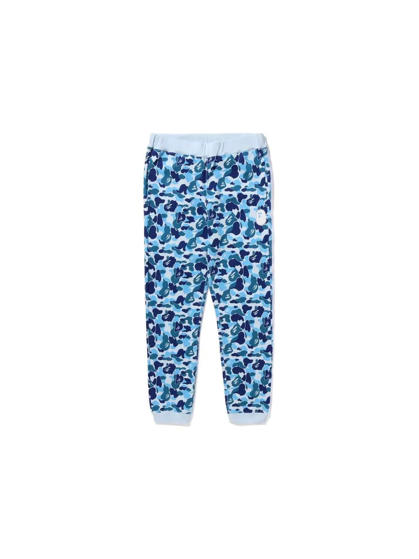 Мужские спортивные штаны с камуфляжным принтом BAPE — изображение 1 из 3, синий