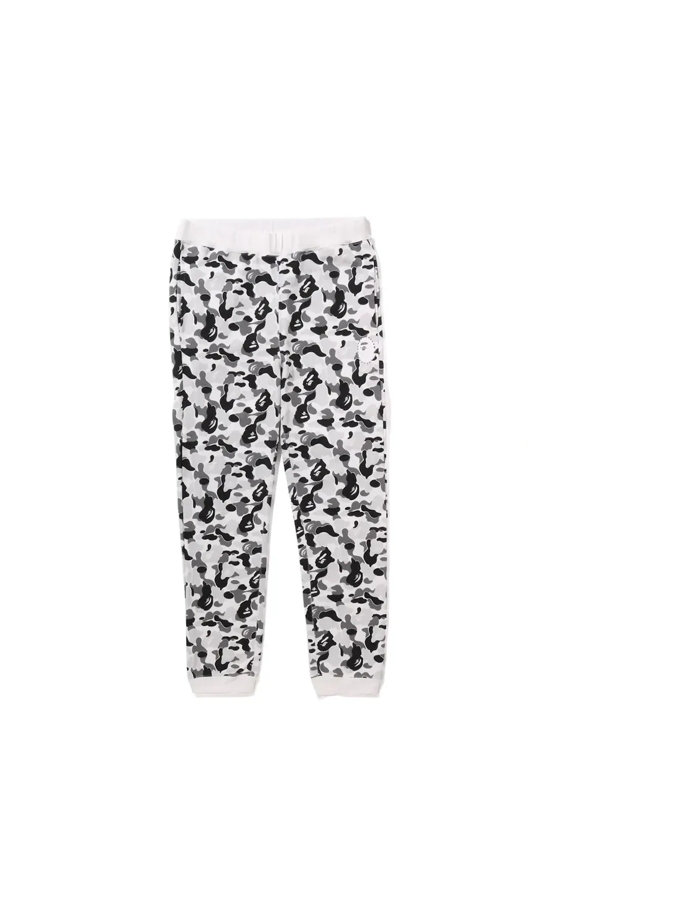 Мужские спортивные штаны с принтом ABC Camo BAPE — изображение 1 из 3, серый