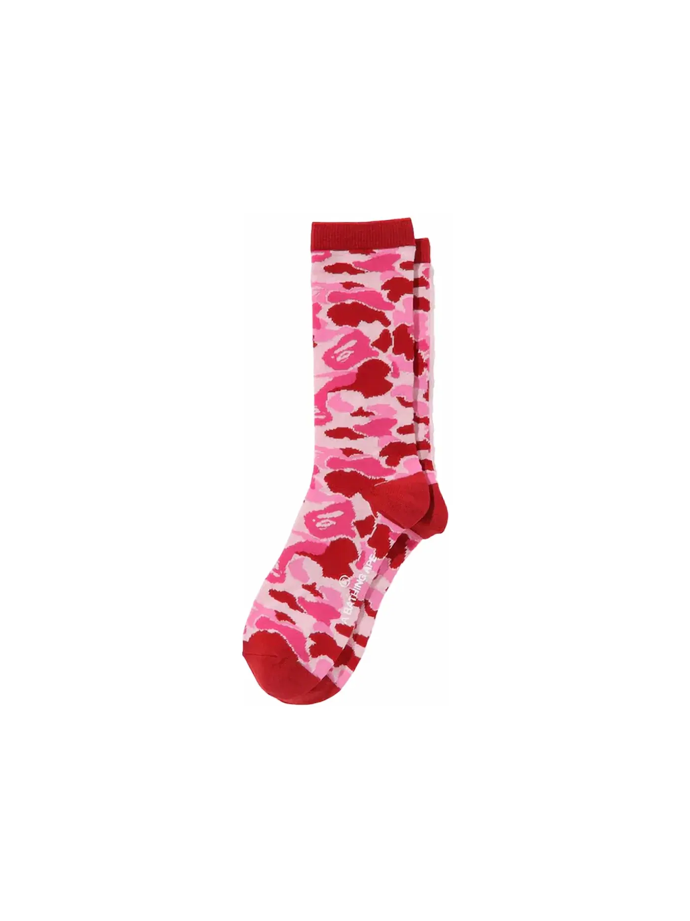 Унисекс носки с принтом Socks BAPE — изображение 1 из 1, розовый