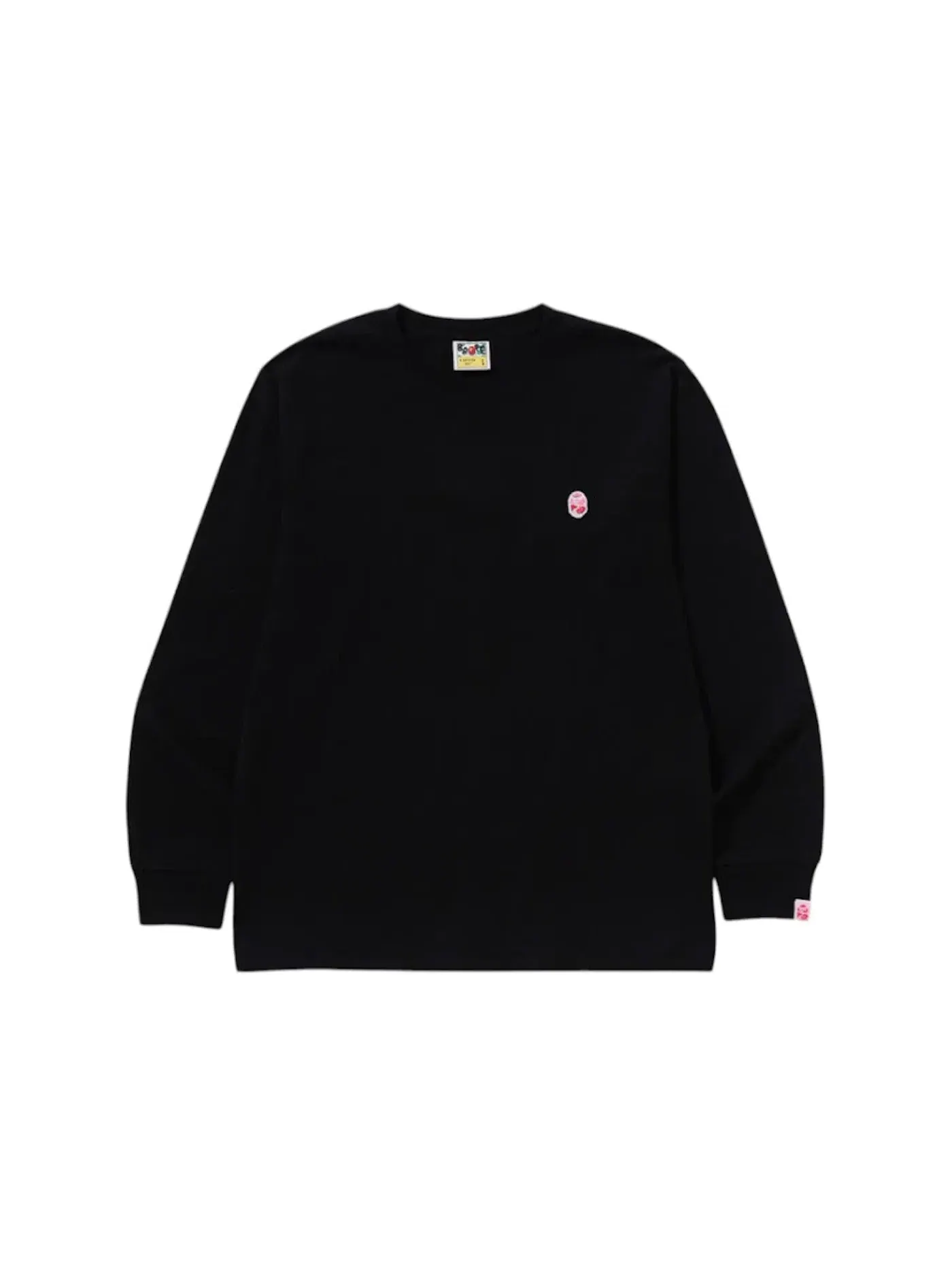 Мужская футболка с принтом ABC Camo One Point BAPE — изображение 1 из 1, черный/розовый