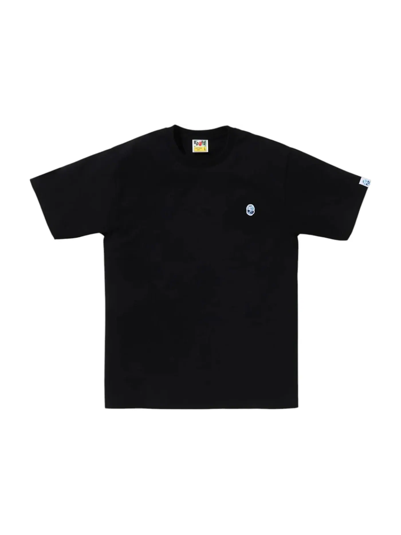 Мужская футболка с принтом BAPE ABC Camo One Point Tee BAPE — изображение 1 из 1, черный/синий