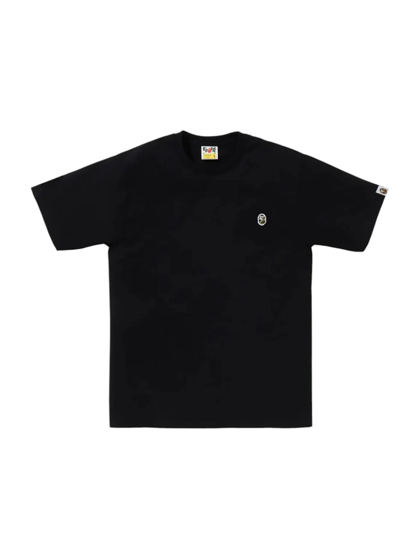 Мужская футболка с камуфляжным принтом BAPE ABC Camo One Point Tee BAPE — изображение 1 из 1, черный/зеленый