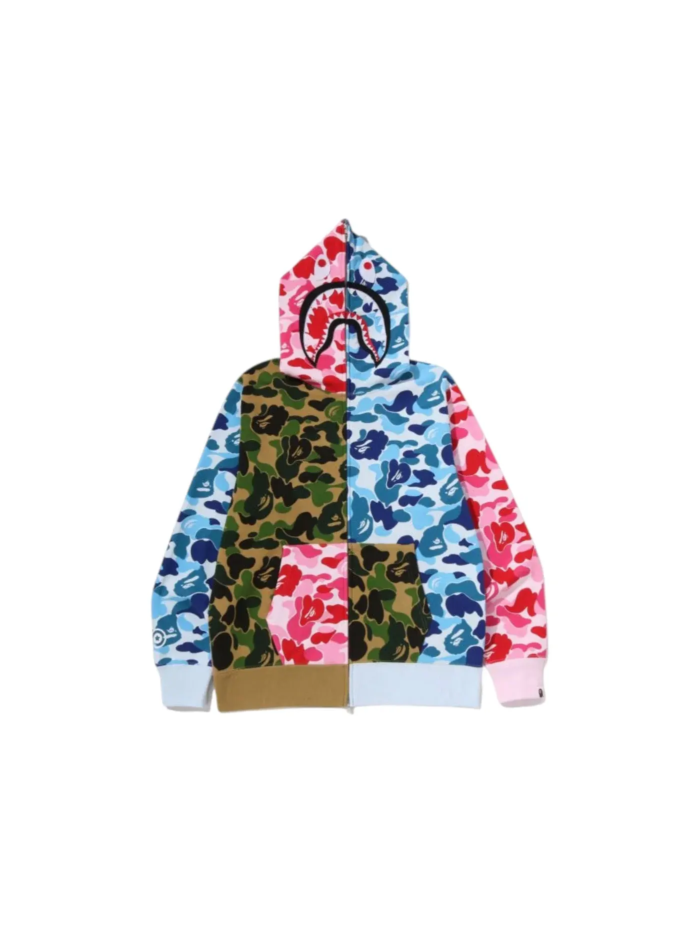 Мужской худи с камуфляжным принтом BAPE — изображение 1 из 2, мульти