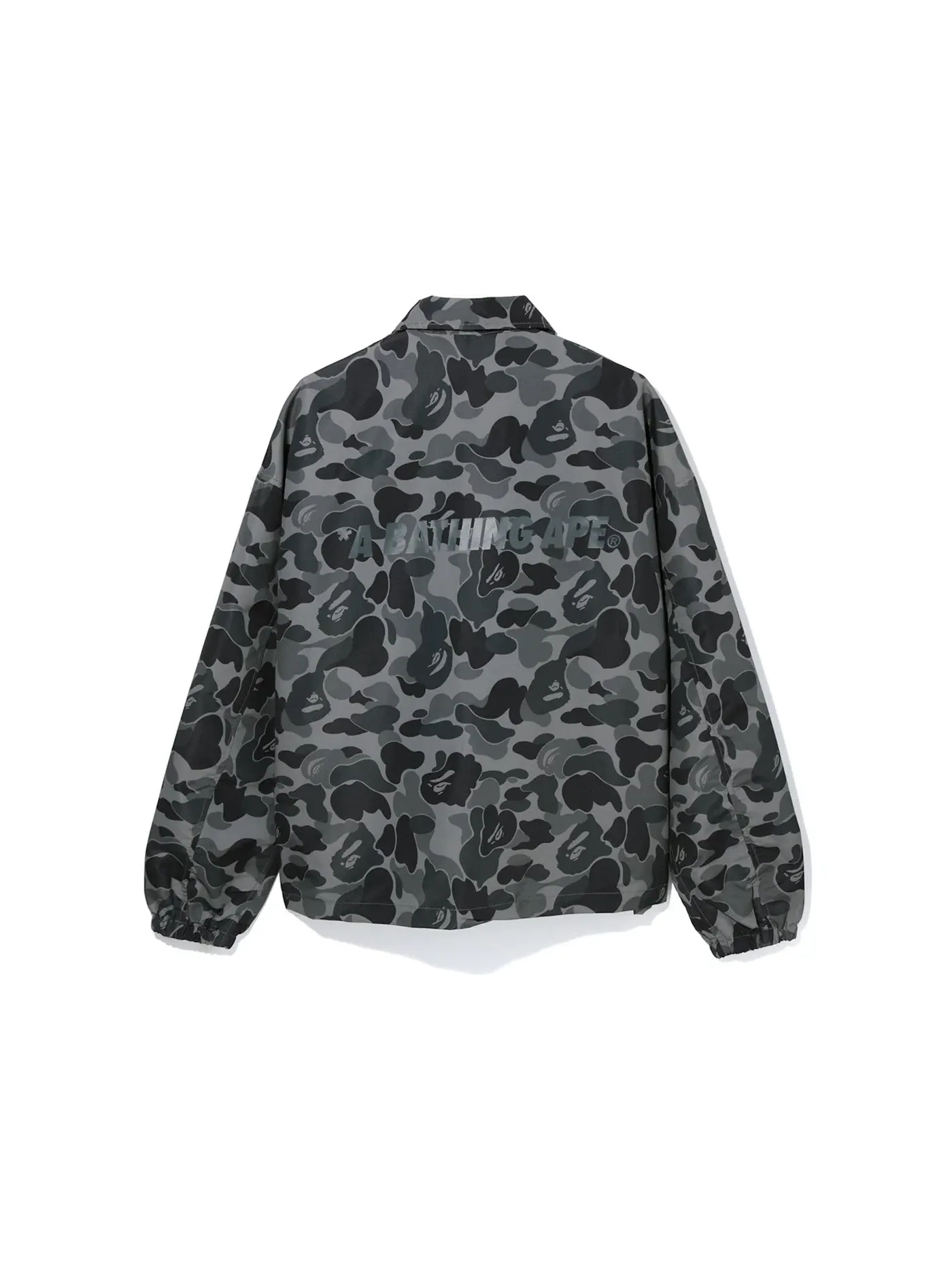 Мужская куртка с камуфляжным принтом BAPE — изображение 2 из 2, черный
