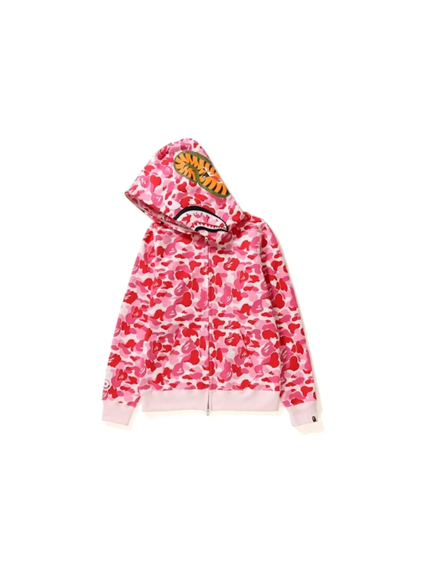 Женская худи с капюшоном с принтом Hoodie (Ladies) BAPE — изображение 2 из 2, розовый