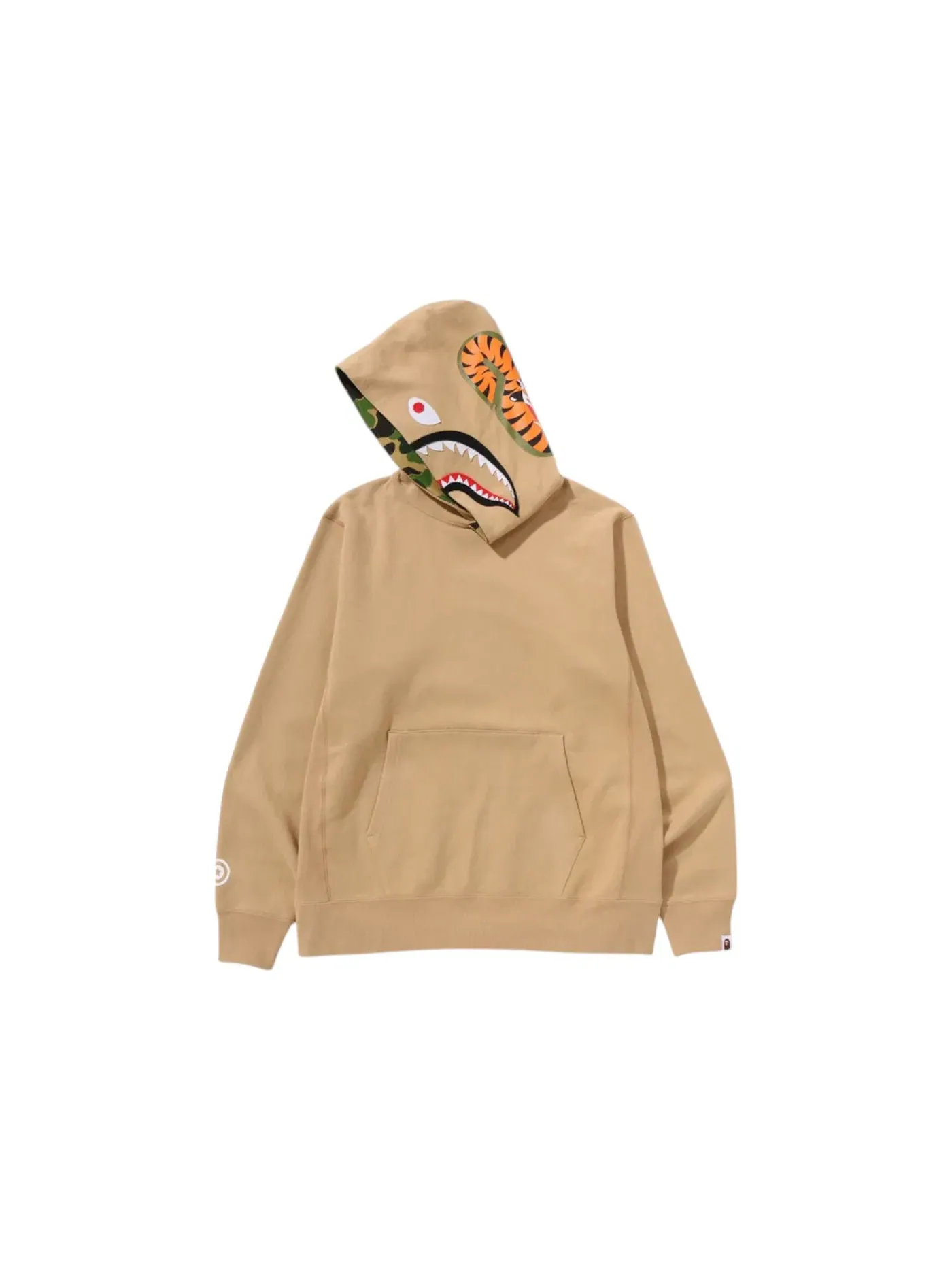 Мужской пуловер-худи с камуфляжным принтом Shark BAPE ABC Camo Shark Pullover Hoodie (SS25) BAPE — изображение 2 из 3