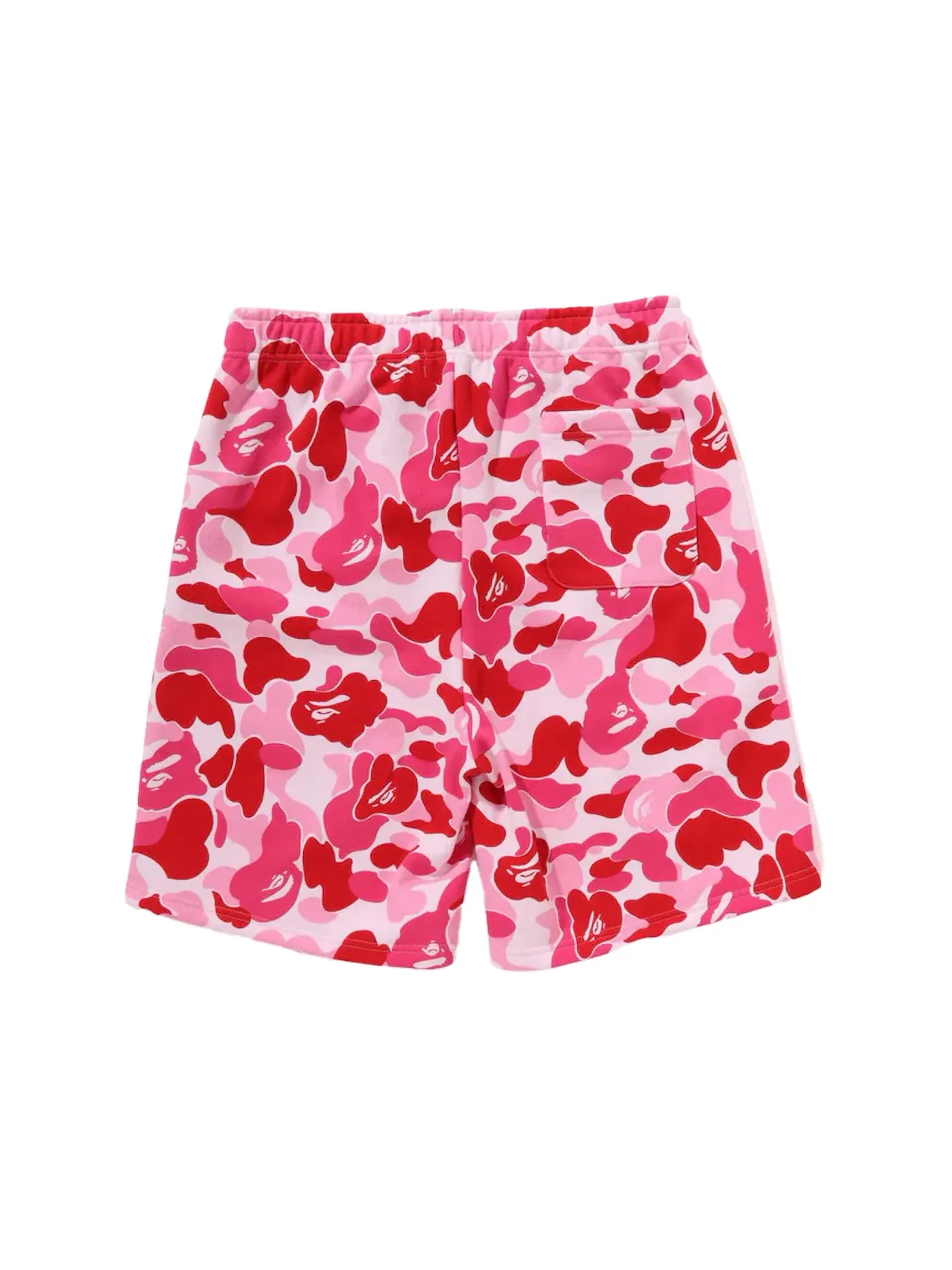 Мужские шорты с камуфляжным принтом BAPE ABC Camo Shark Sweat Shorts — изображение 2 из 2, розовый