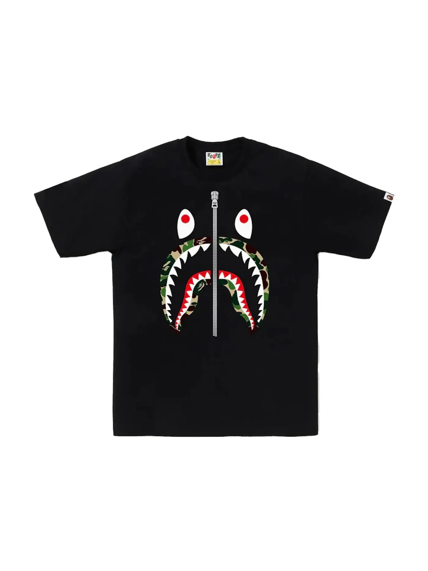 Мужская футболка с принтом BAPE ABC Camo Shark Tee BAPE — изображение 1 из 1