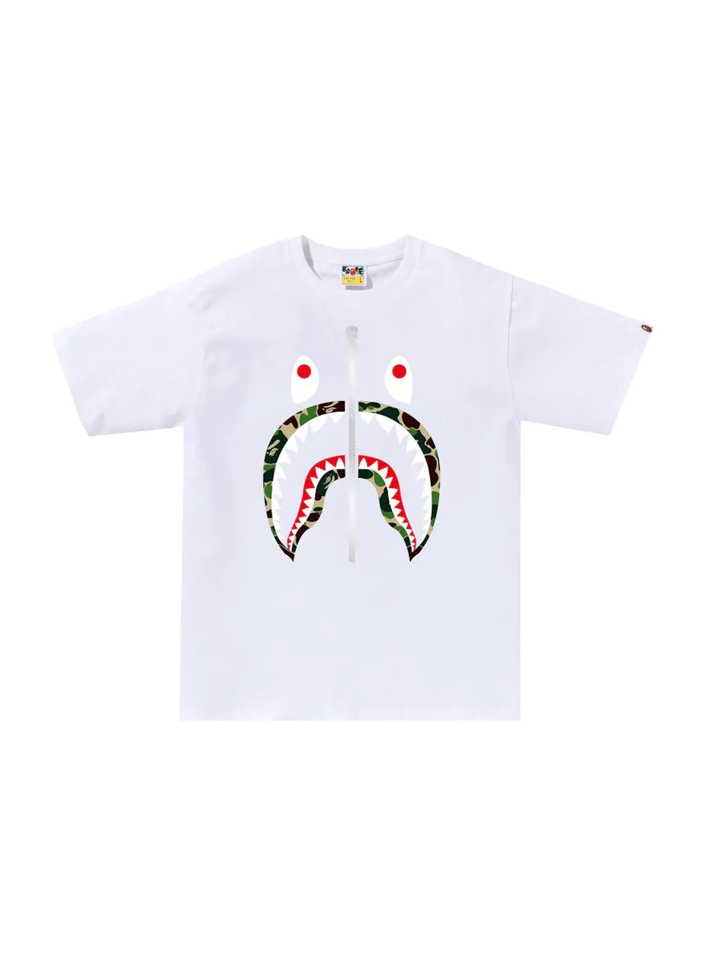 Мужская футболка с принтом BAPE ABC Camo Shark Tee BAPE — изображение 1 из 1