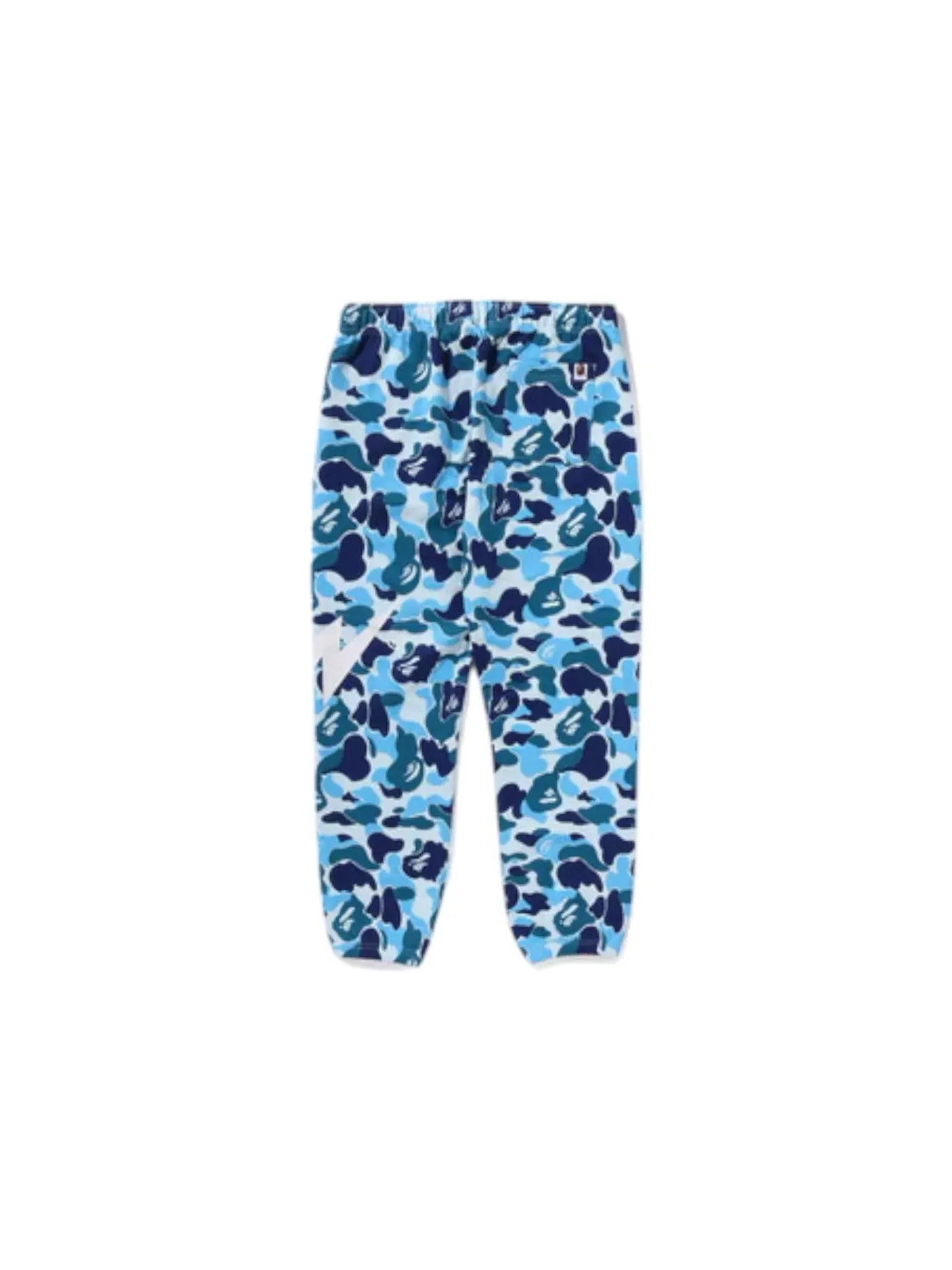 Мужские спортивные штаны с камуфляжным принтом BAPE ABC Camo Sweatpant — изображение 2 из 2, синий
