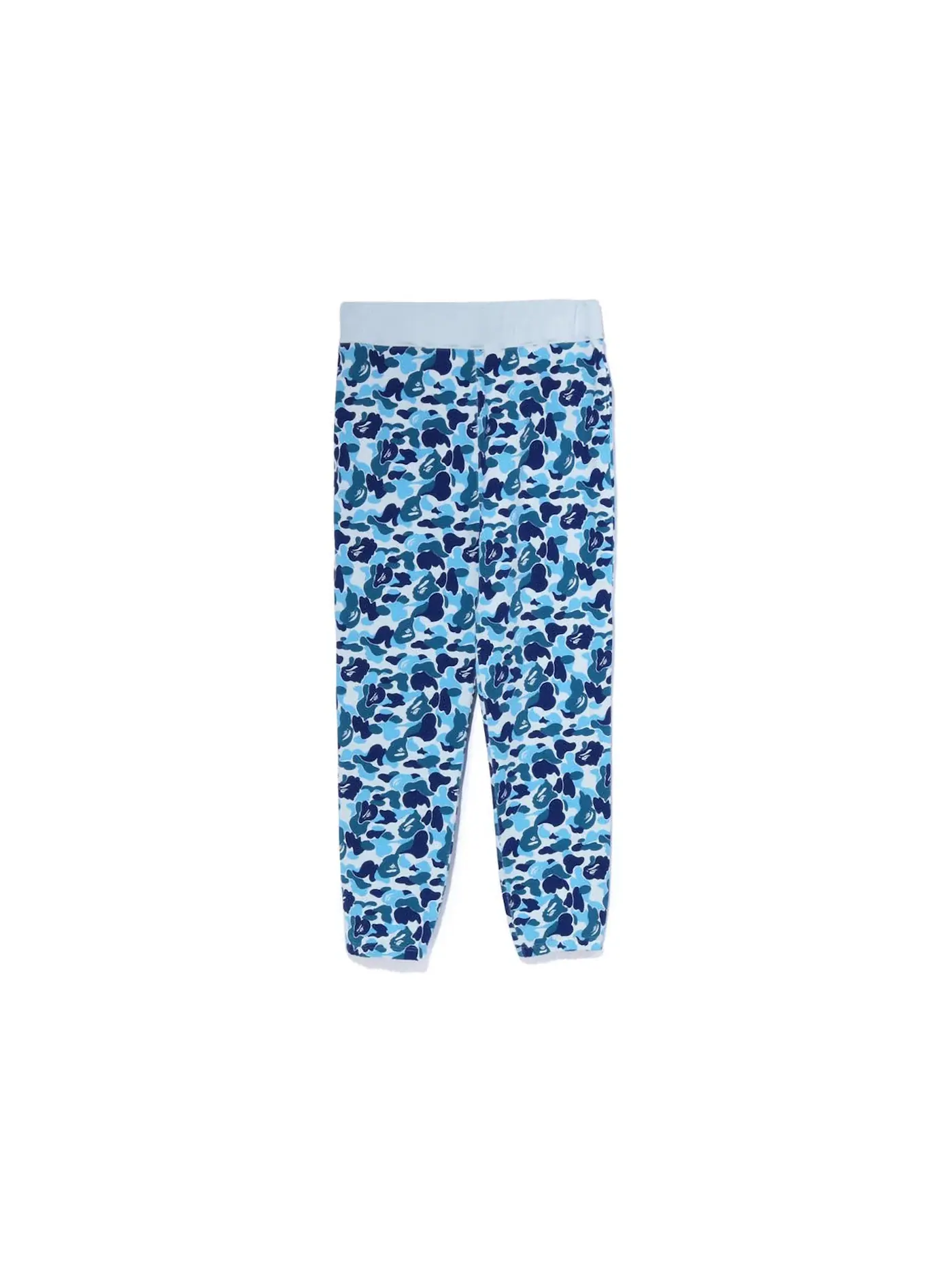 Мужские спортивные штаны с камуфляжным принтом BAPE Blue — изображение 1 из 2