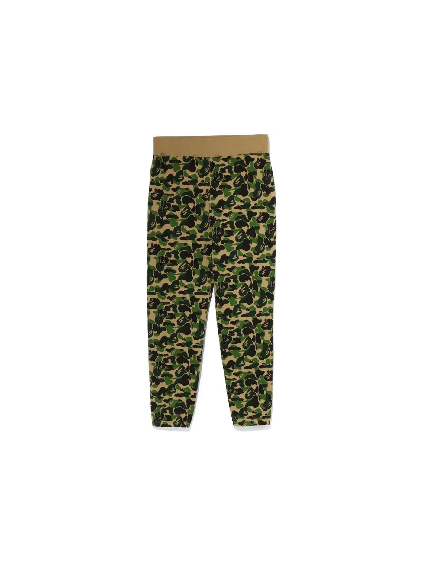 Мужские спортивные штаны камуфляжные BAPE ABC Camo Sweatpants — изображение 1 из 2, зеленый