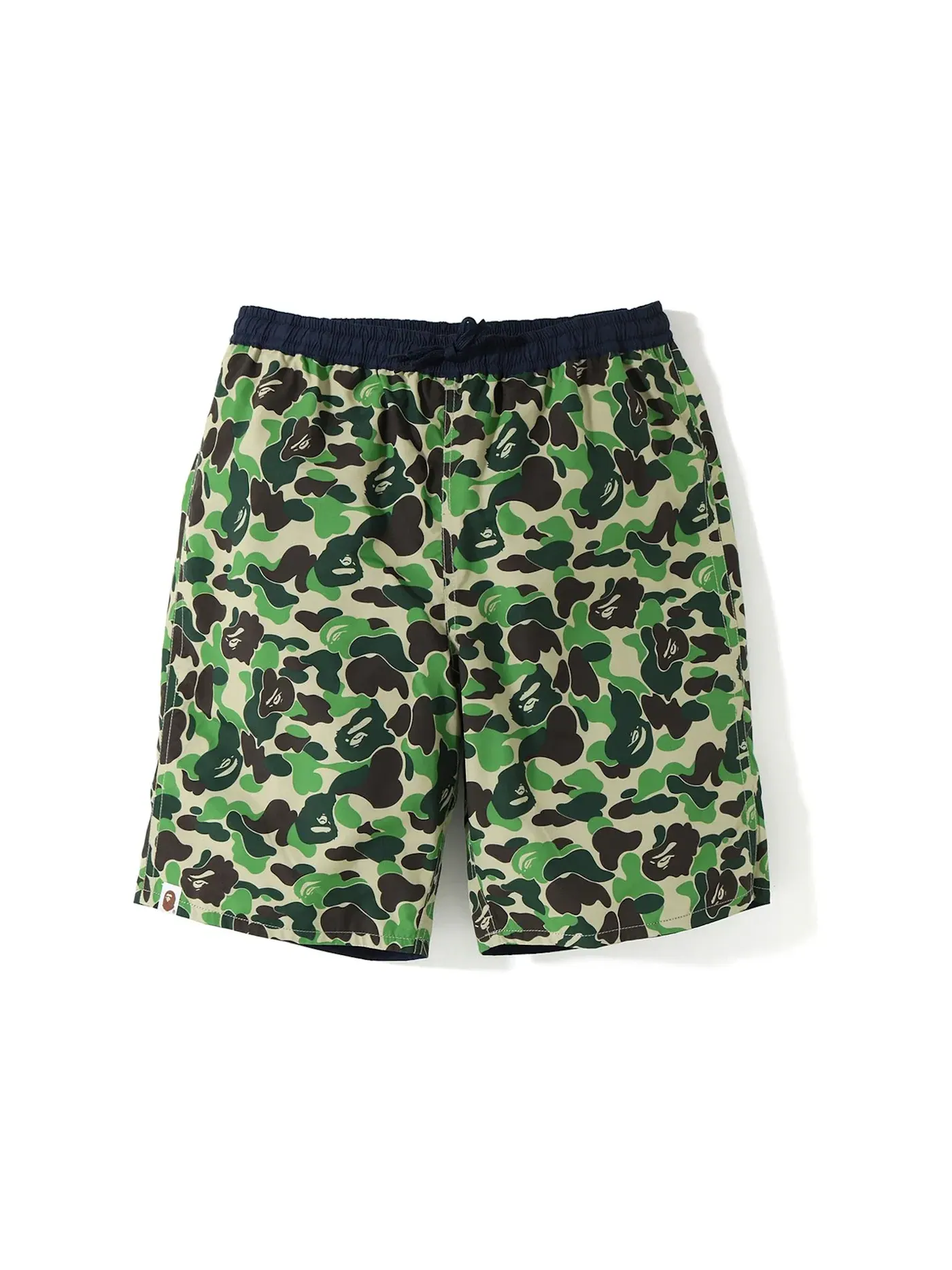 Мужские шорты с принтом ABC Reversible BAPE — изображение 2 из 2, темно-синий/зеленый
