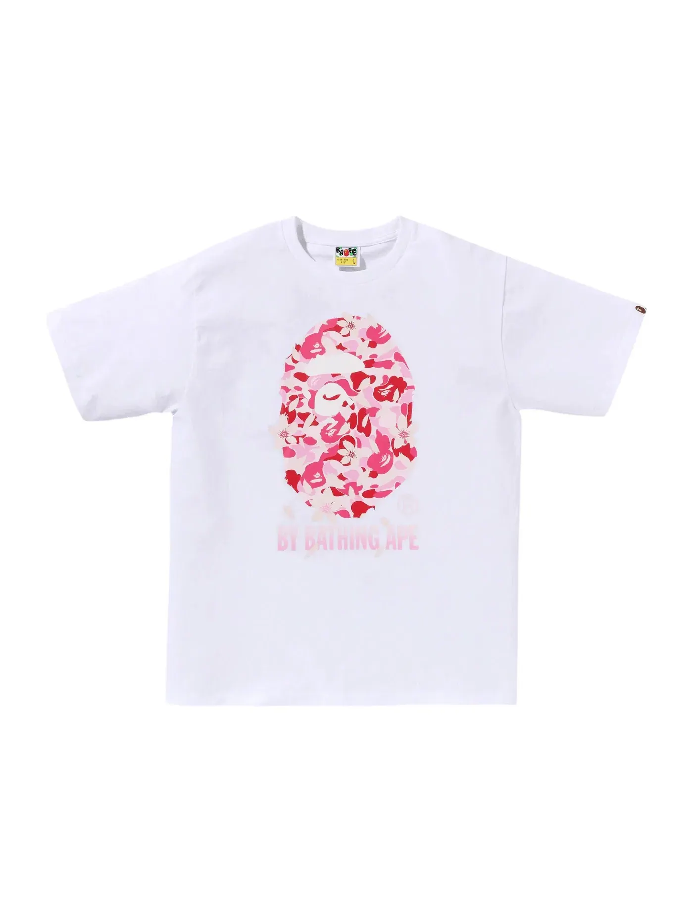 Мужская футболка с принтом Tee (SS26) BAPE — изображение 1 из 1, белый