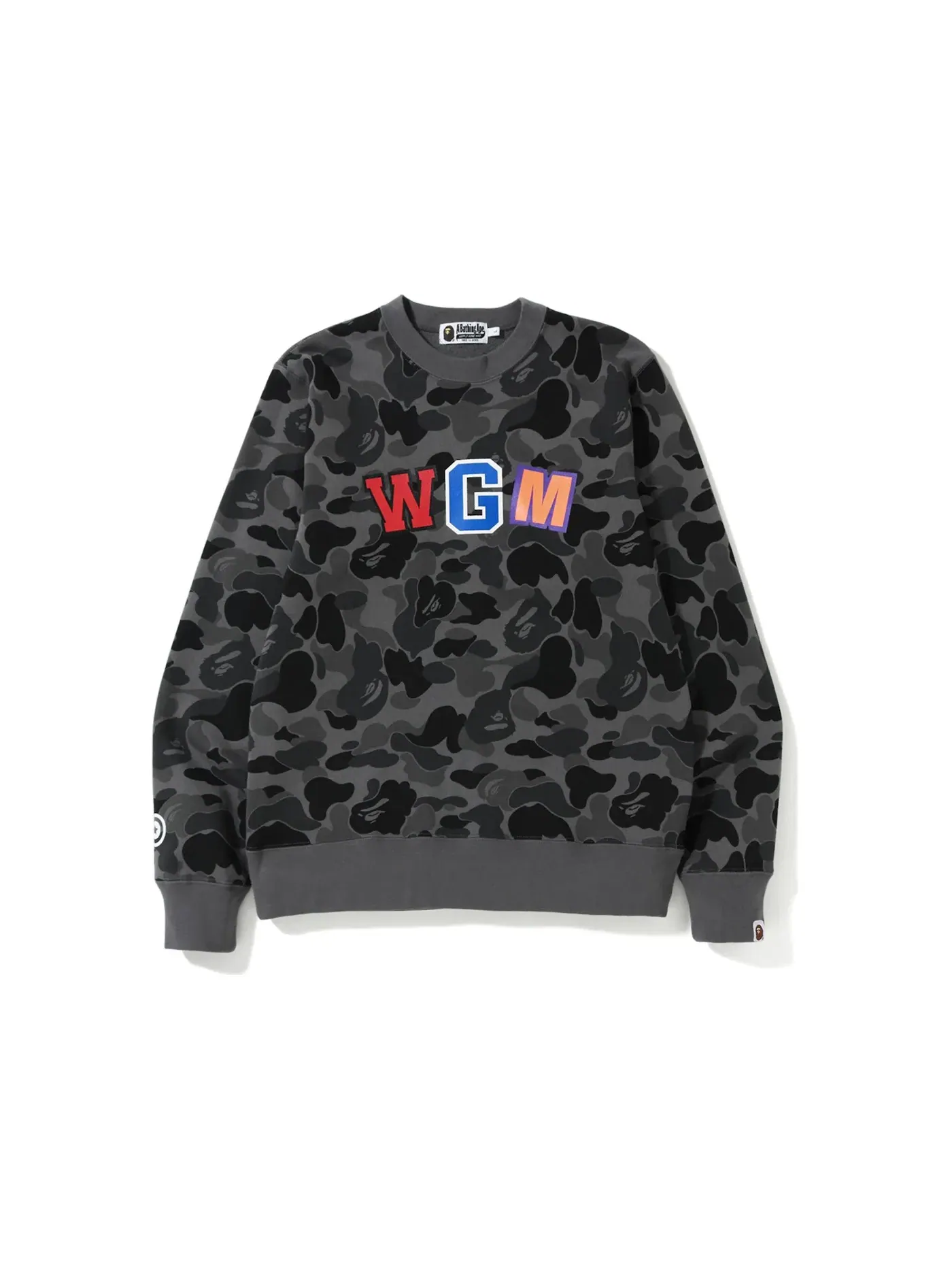 Мужская толстовка с принтом BAPE — изображение 1 из 2, черный