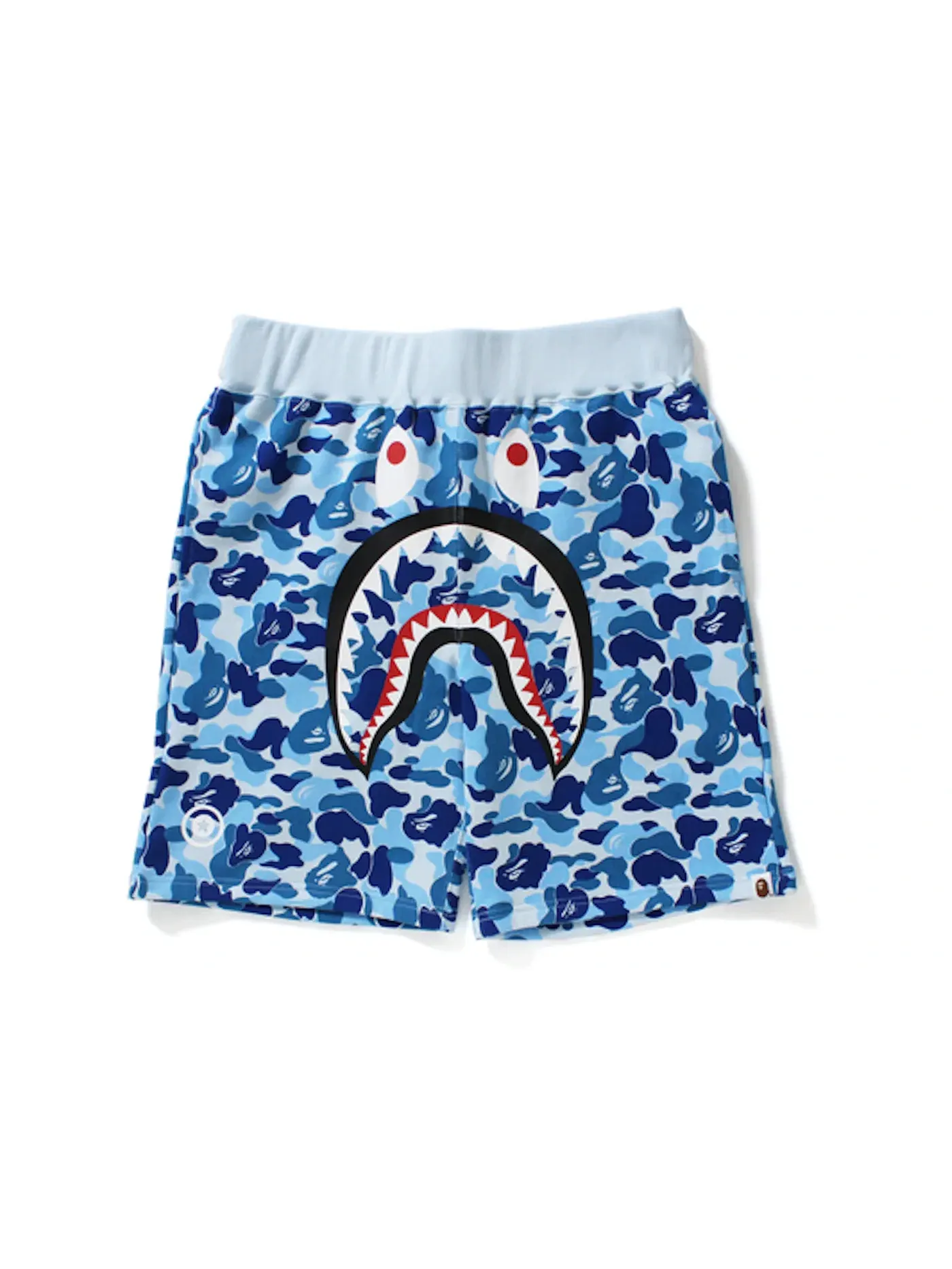 Мужские шорты с принтом Shorts BAPE — изображение 1 из 1, синий