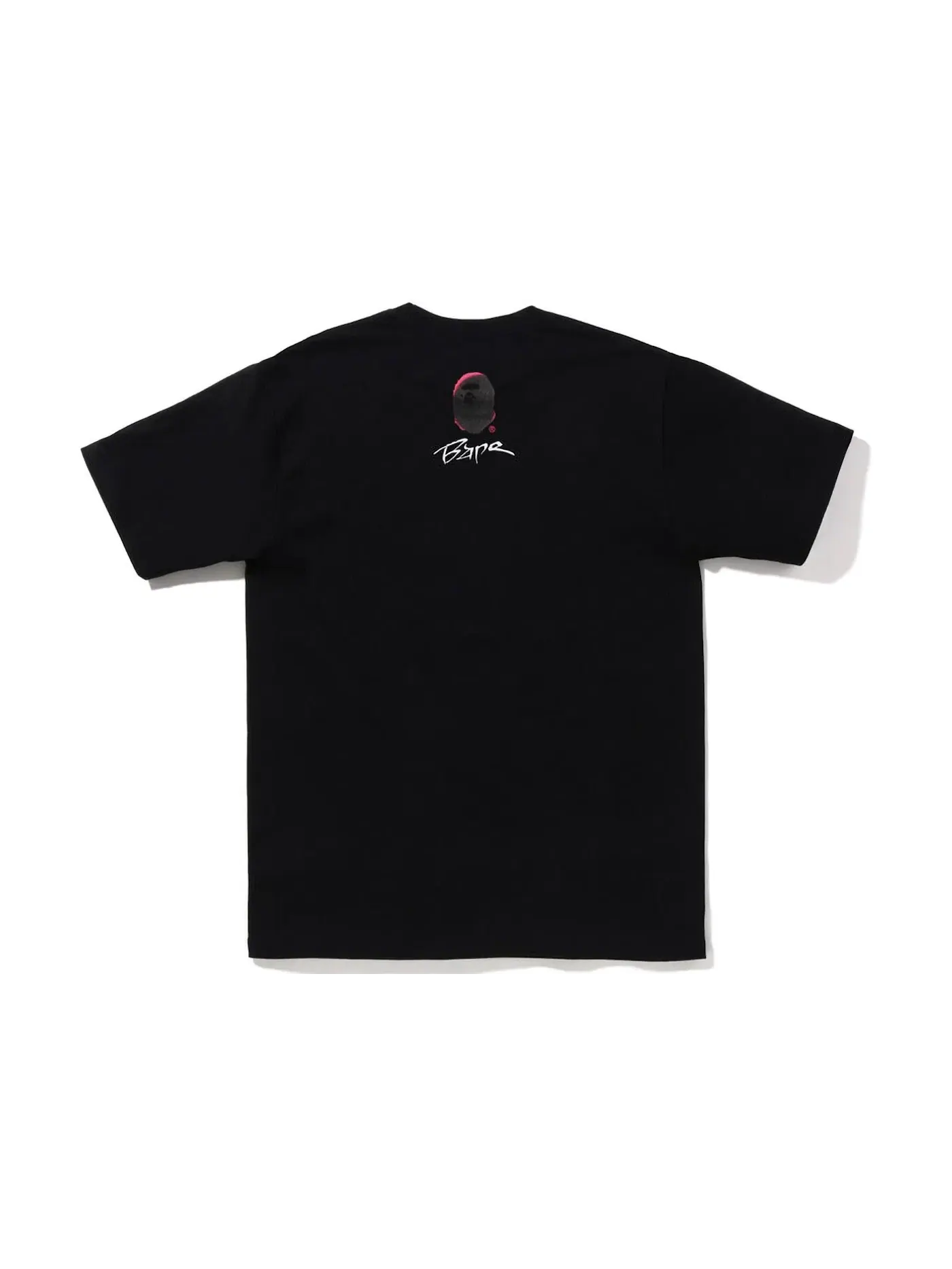 Мужская футболка с принтом BAPE Ape Back Street Tee — изображение 2 из 2, черный
