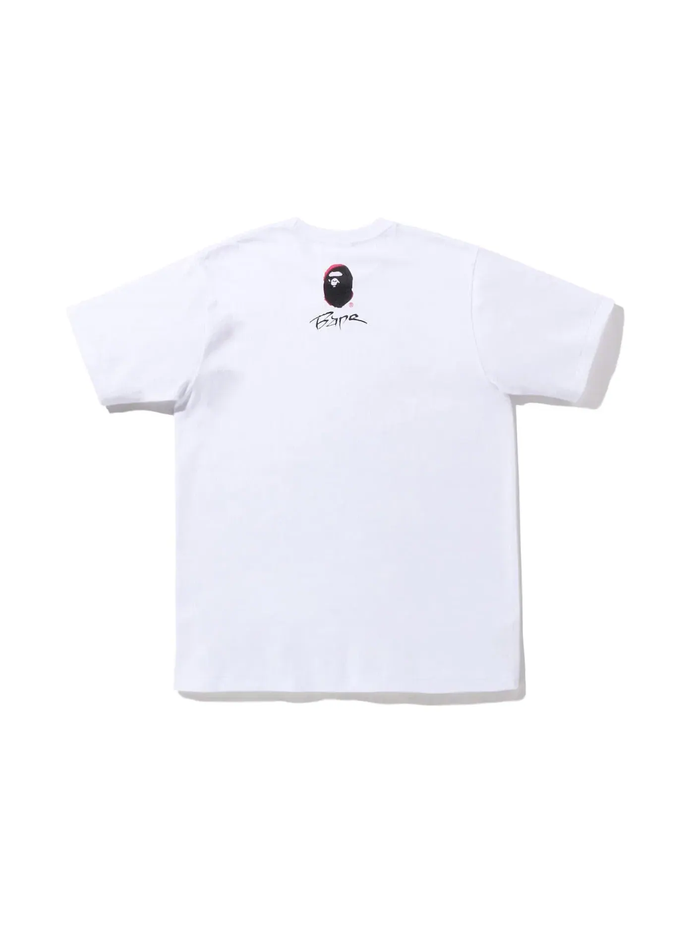 Мужская футболка с принтом BAPE Ape Back Street Tee — изображение 2 из 2, белый