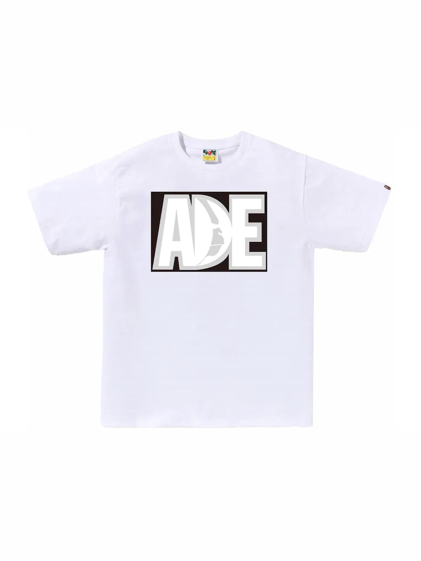 Мужская футболка с принтом Ape Box BAPE — изображение 1 из 1, белый