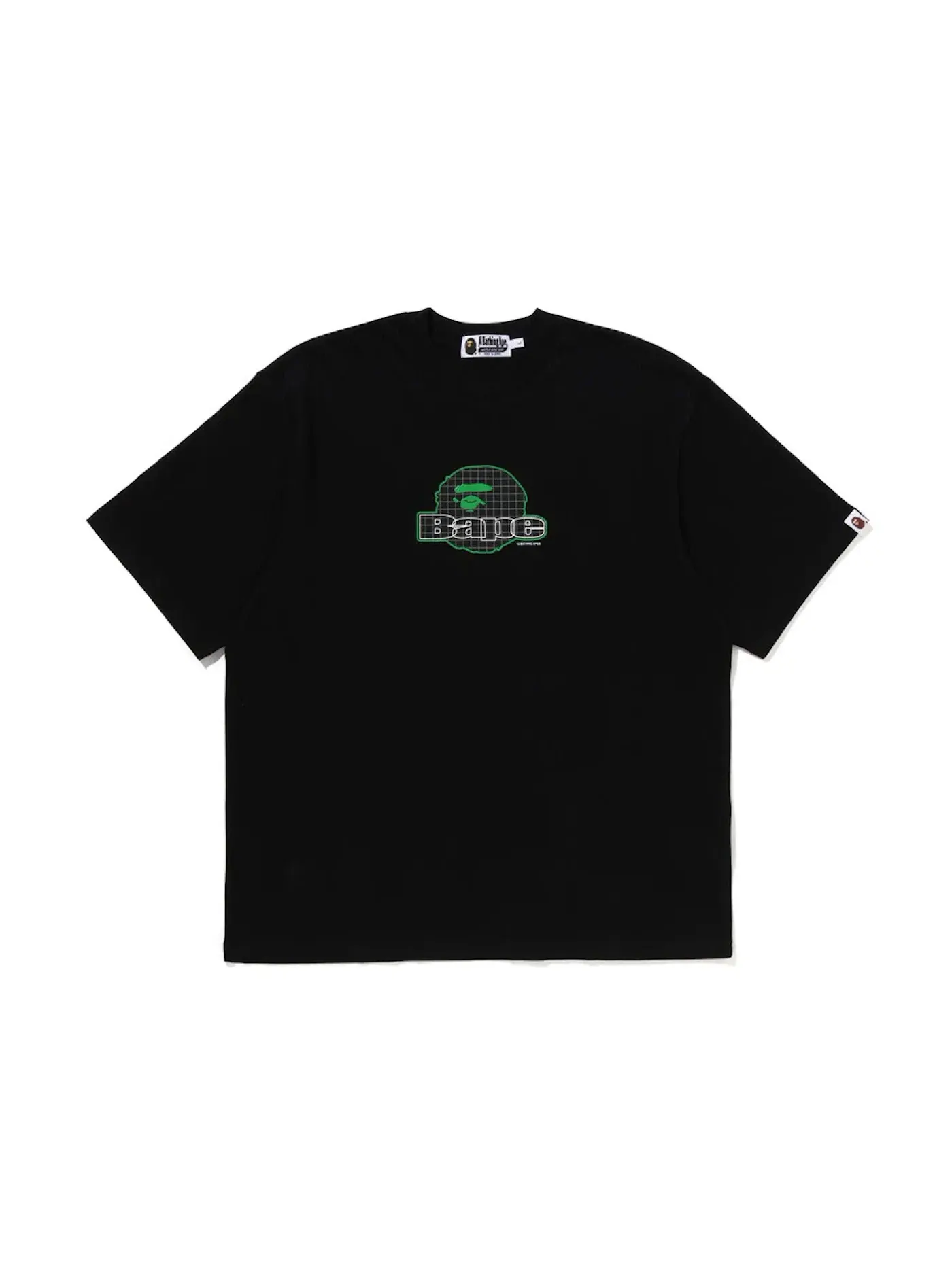 Мужская футболка с принтом Ape Head BAPE — изображение 1 из 2, черный