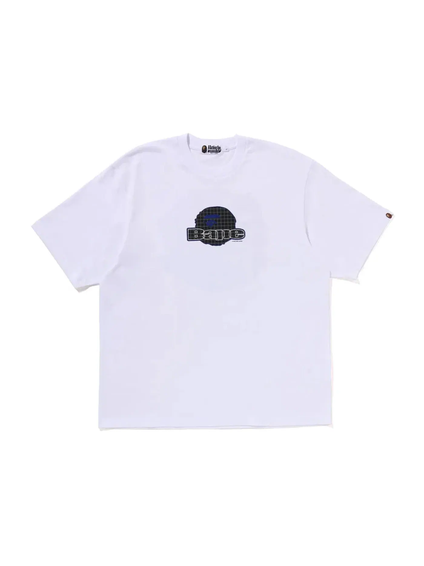 Мужская футболка с принтом Ape Head BAPE — изображение 1 из 2, белый
