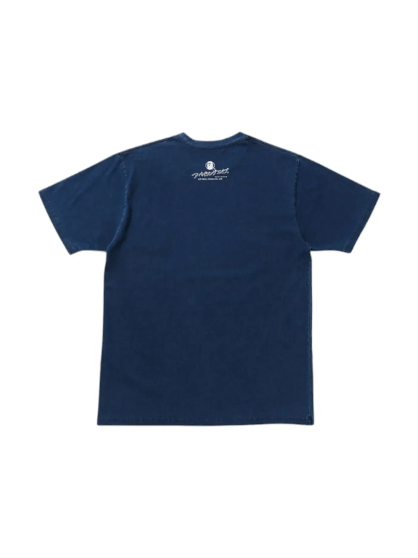 Мужская футболка с принтом BAPE Ape Head Bapesta Tee — изображение 2 из 2, синий/светлый индиго