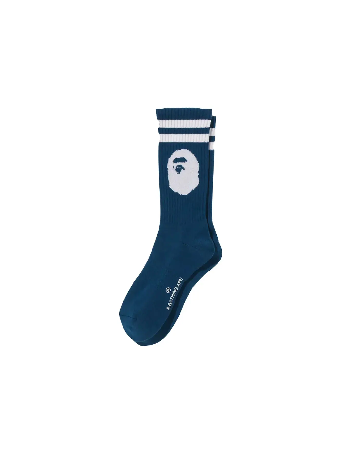 Унисекс носки Ape Head Line BAPE — изображение 1 из 1, темно-синий/красный