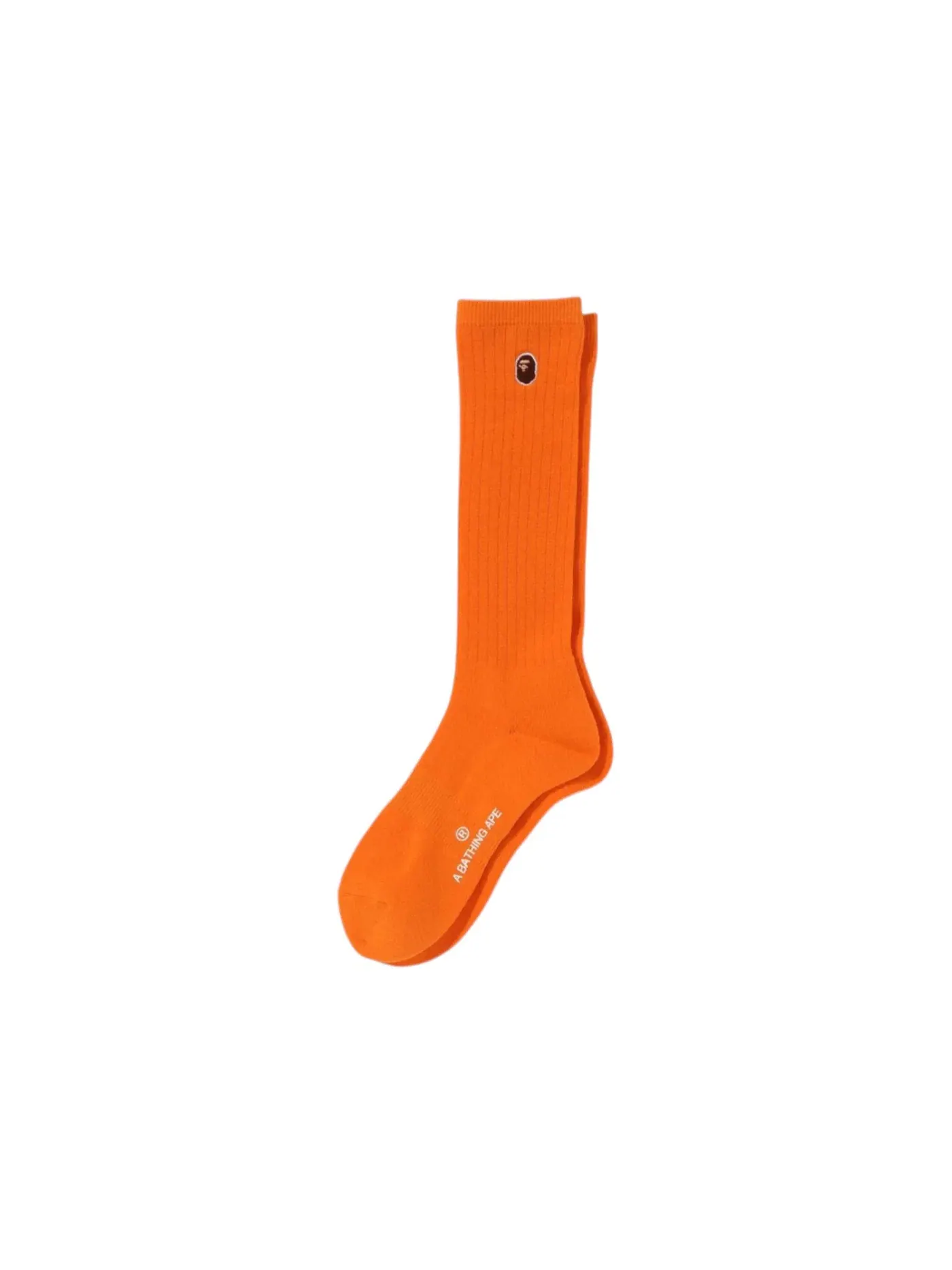 Мужские носки Ape Head One Point BAPE — изображение 1 из 1, оранжевый