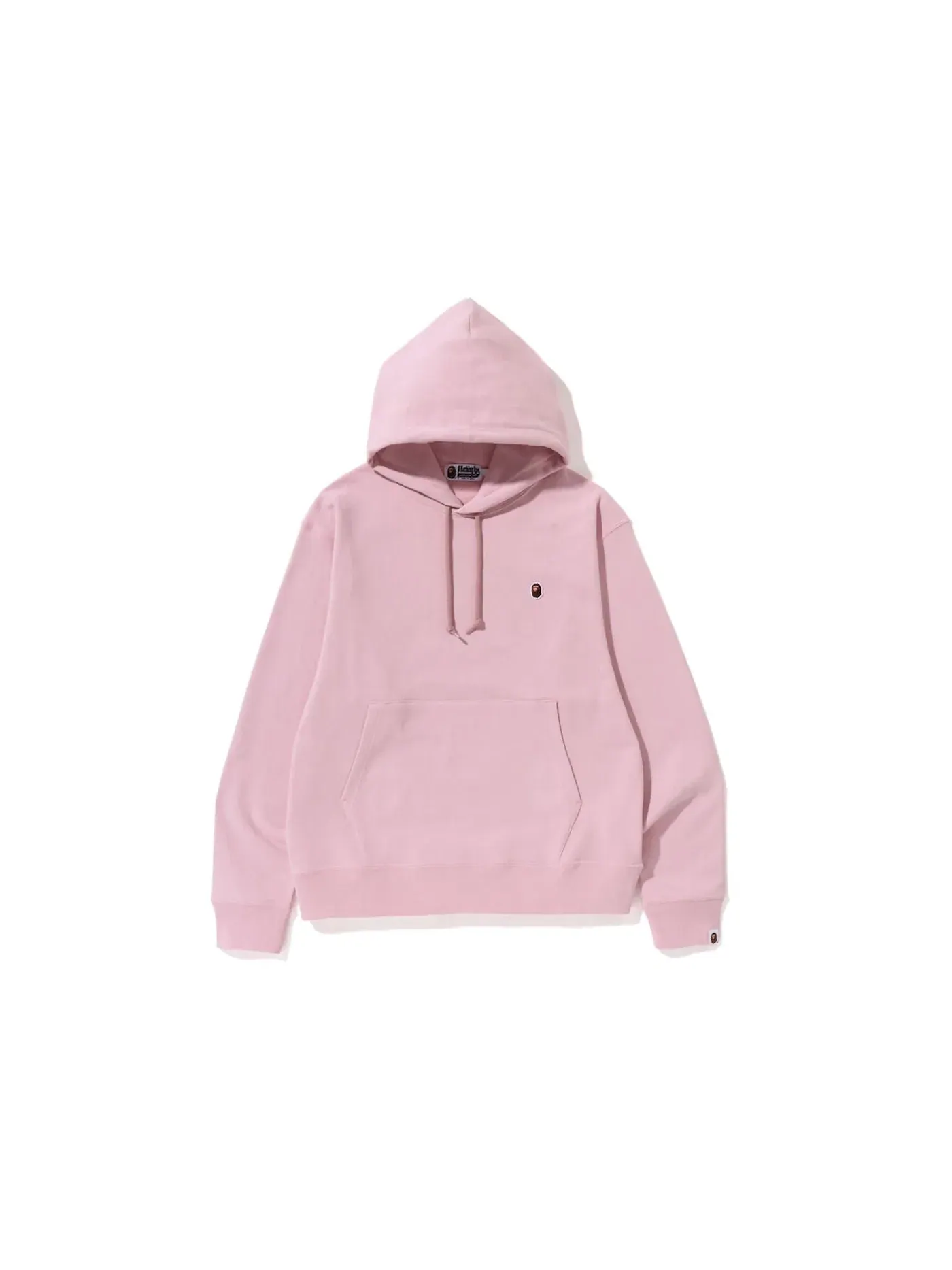 Мужской свободный пуловер-худи с принтом Ape Head One Point BAPE — изображение 1 из 1, розовый