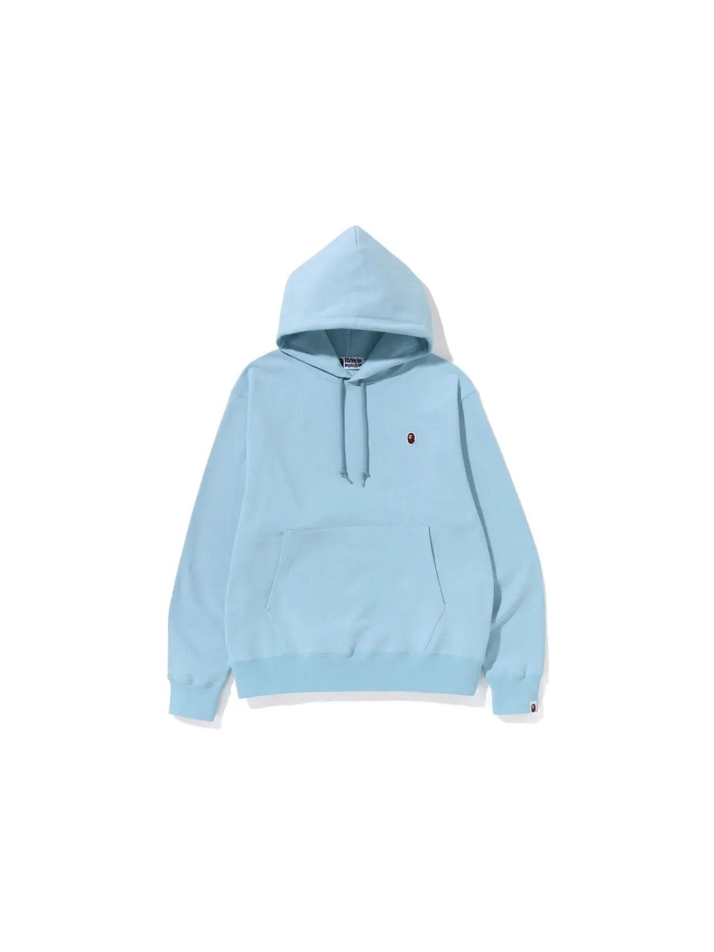 Мужской пуловер-худи свободного кроя с принтом Ape Head One Point BAPE, Sax — изображение 1 из 1