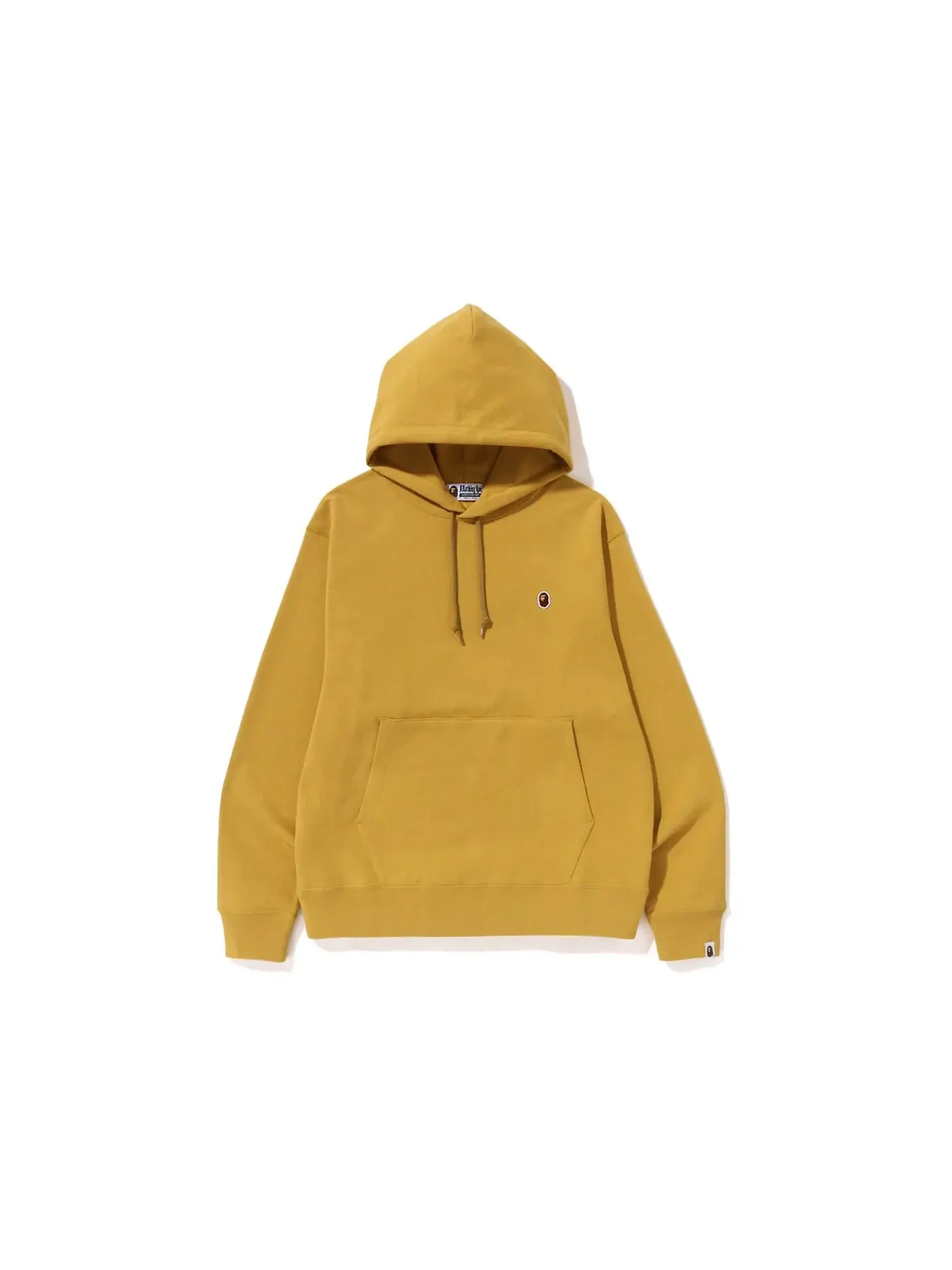 Мужской худи свободного кроя с принтом Ape Head One Point BAPE — изображение 1 из 1, желтый