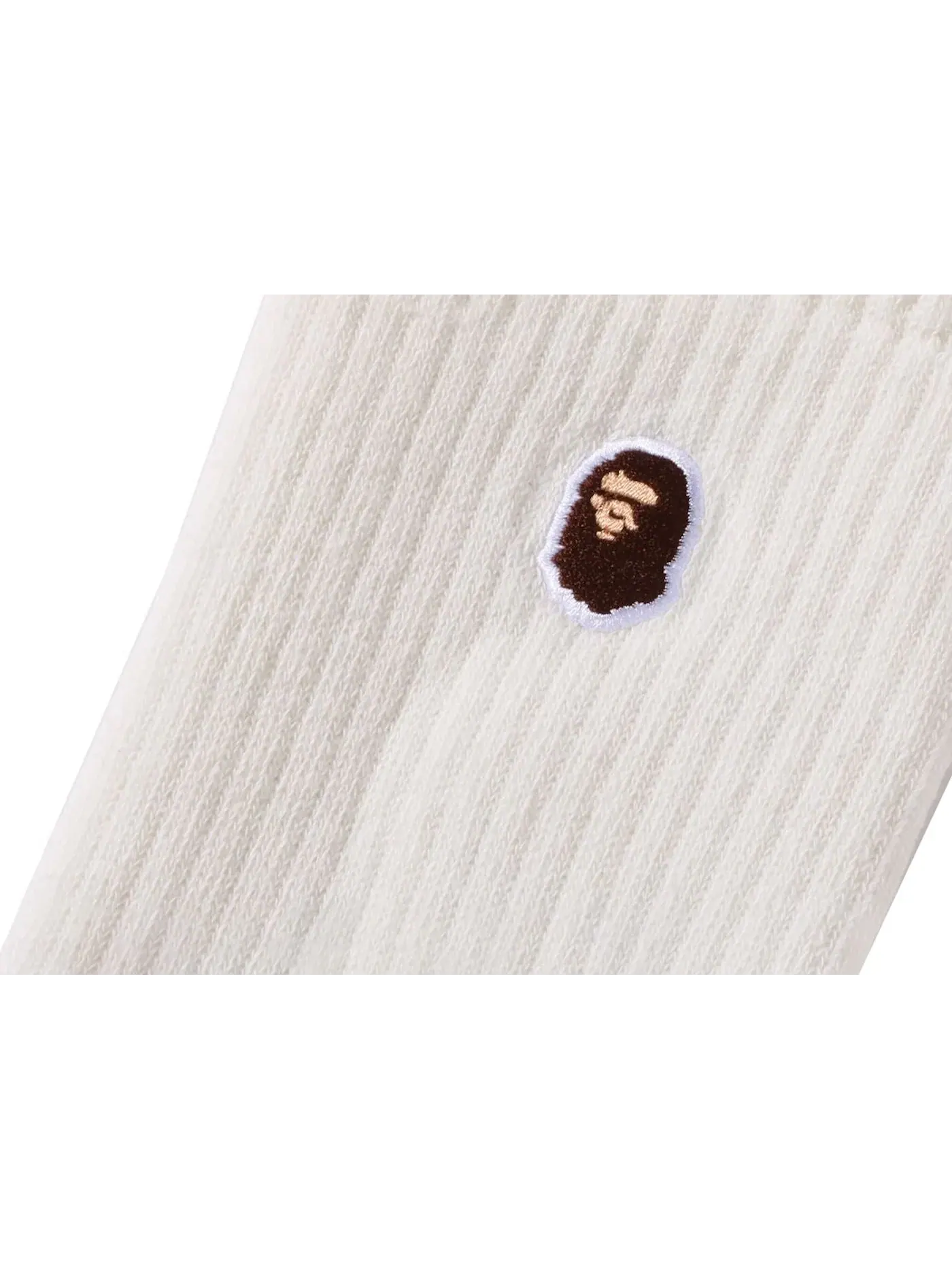 Носки с принтом Ape Head BAPE — изображение 2 из 2, белый